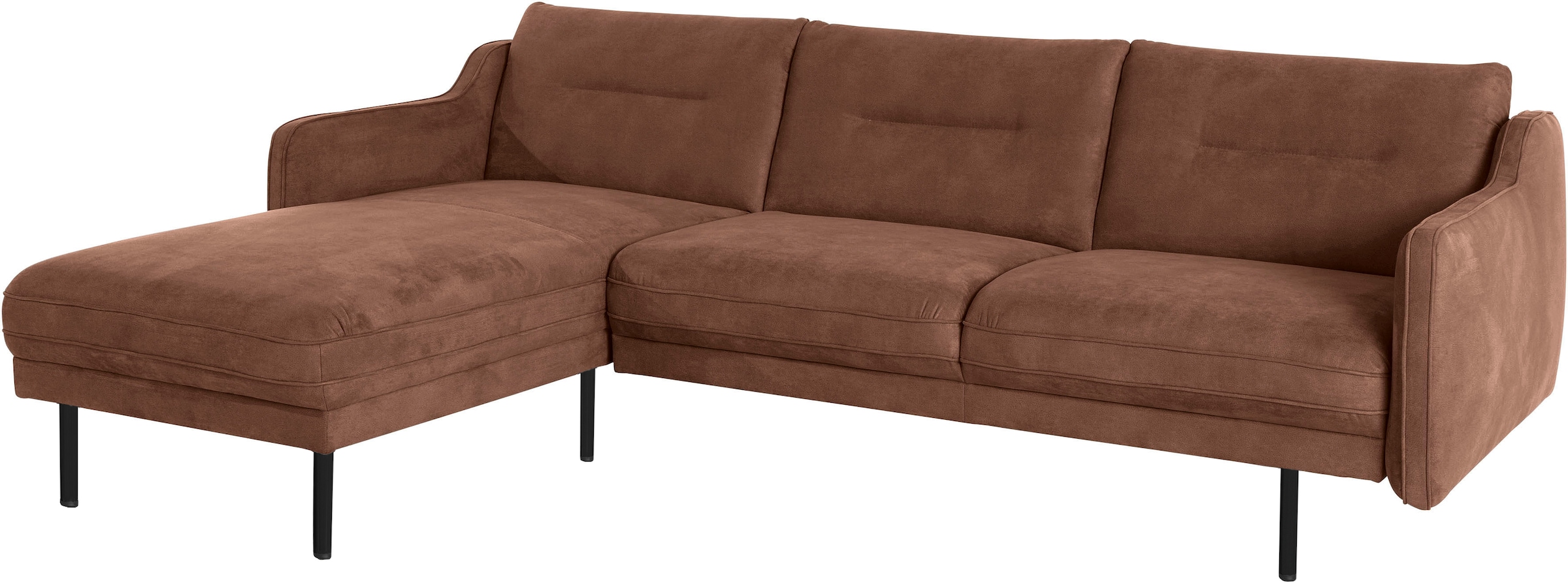 OTTO home Ecksofa »Nordfyn L-Form« edles Design in 3 Bezugsqualitäten
