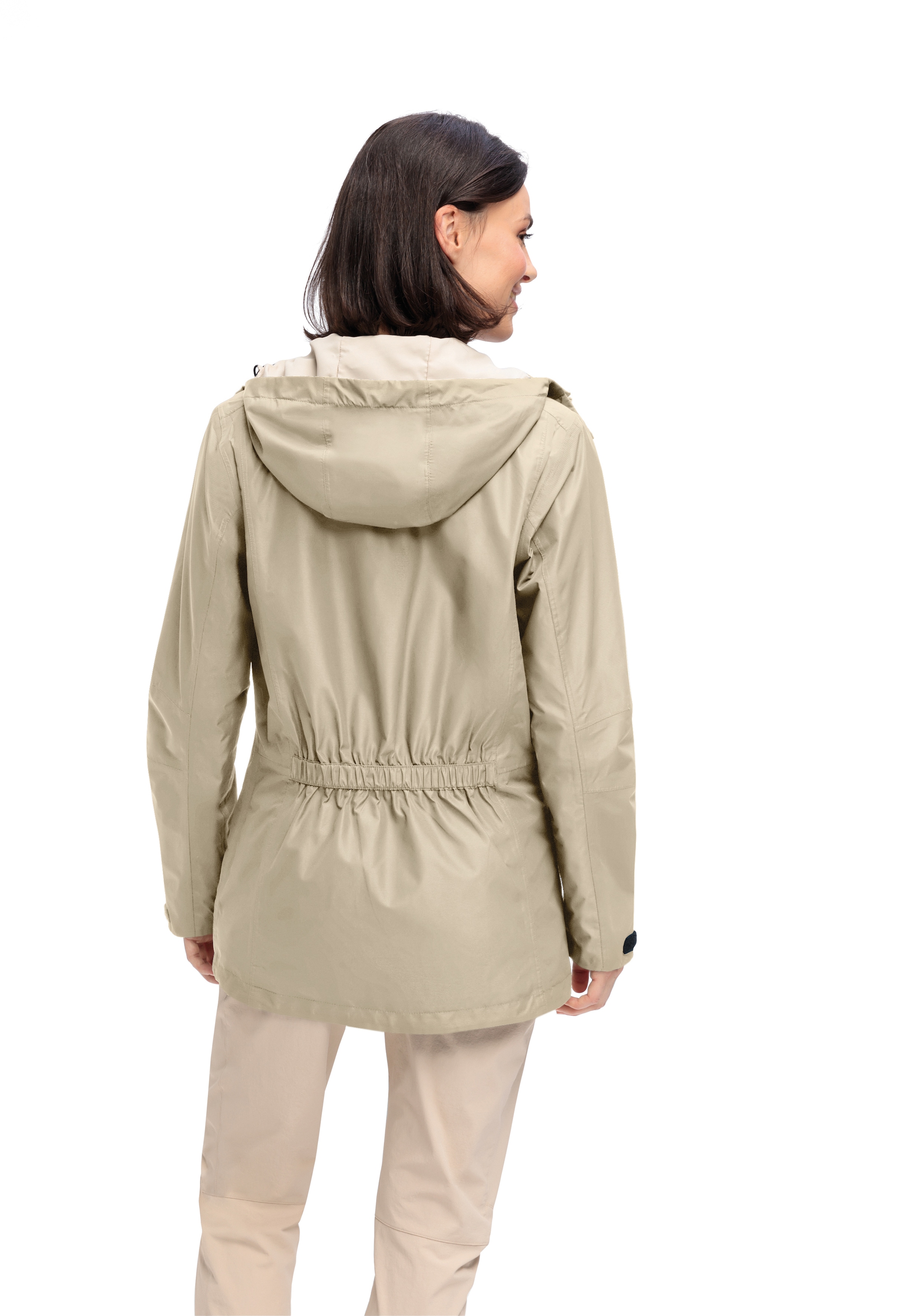 Maier Sports Outdoorjacke »Brocken Long W«, Damen Jacke wasserdicht, Funktionsjacke 2 Taschen außen + Innentasche
