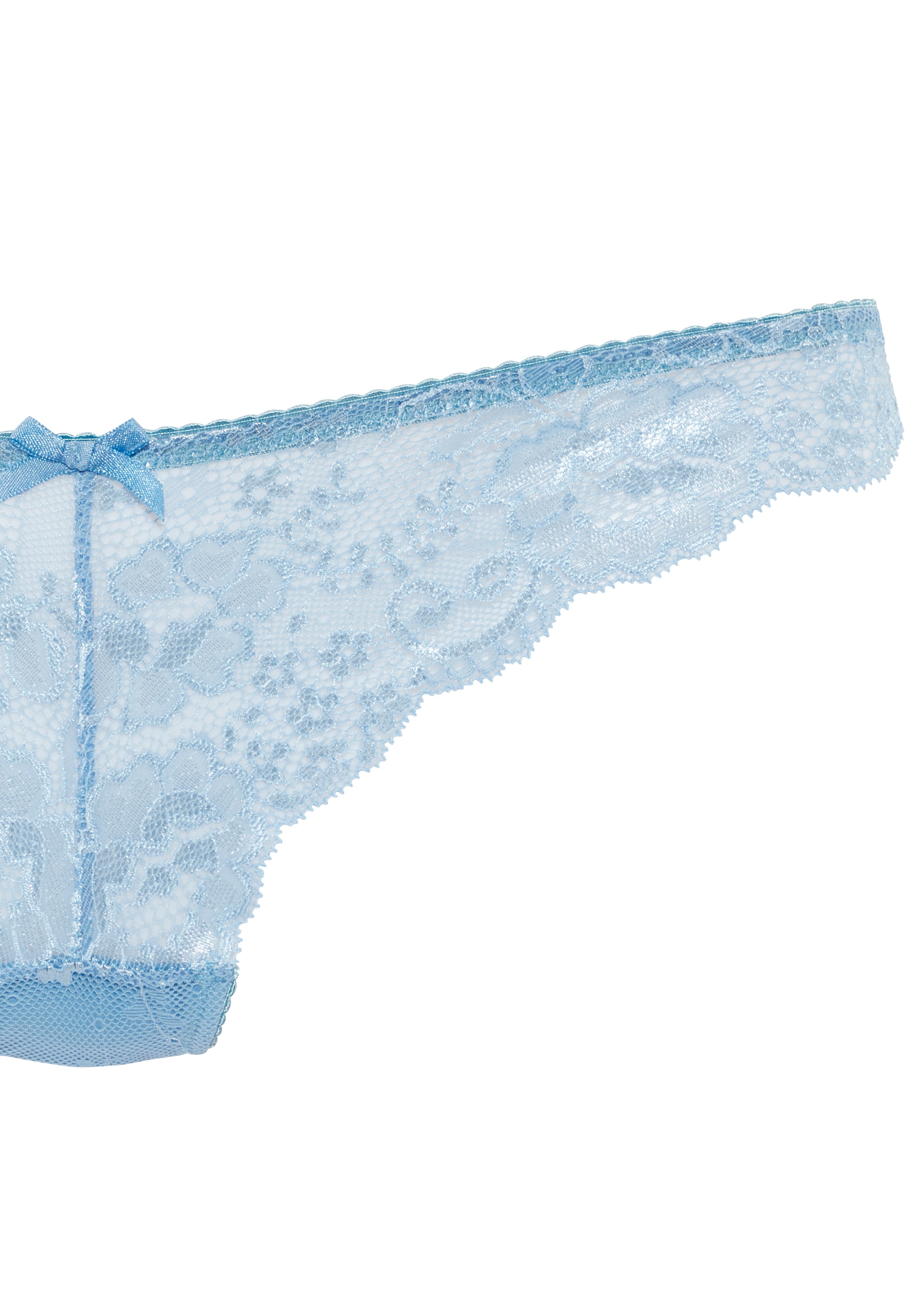 LASCANA String, aus schöner Vollspitze und Schleife