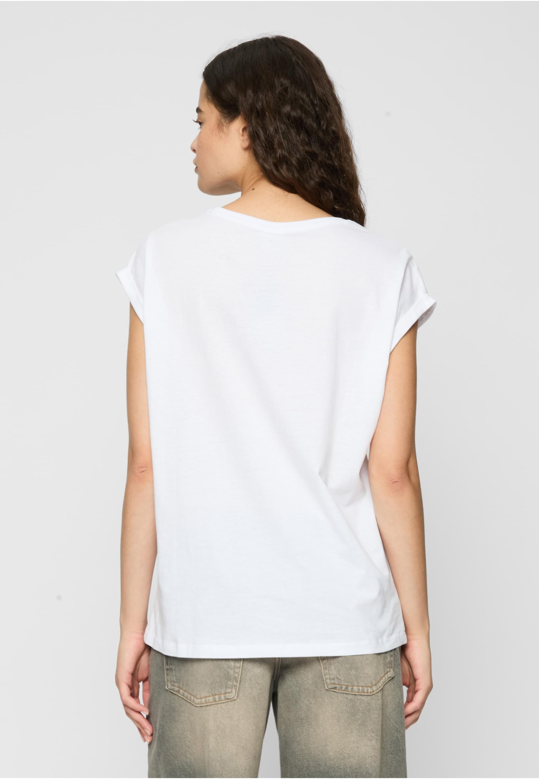 URBAN CLASSICS T-Shirt »Urban Classics Damen Ladies Extended Shoulder Tee 2-Pack« 1 tlg.