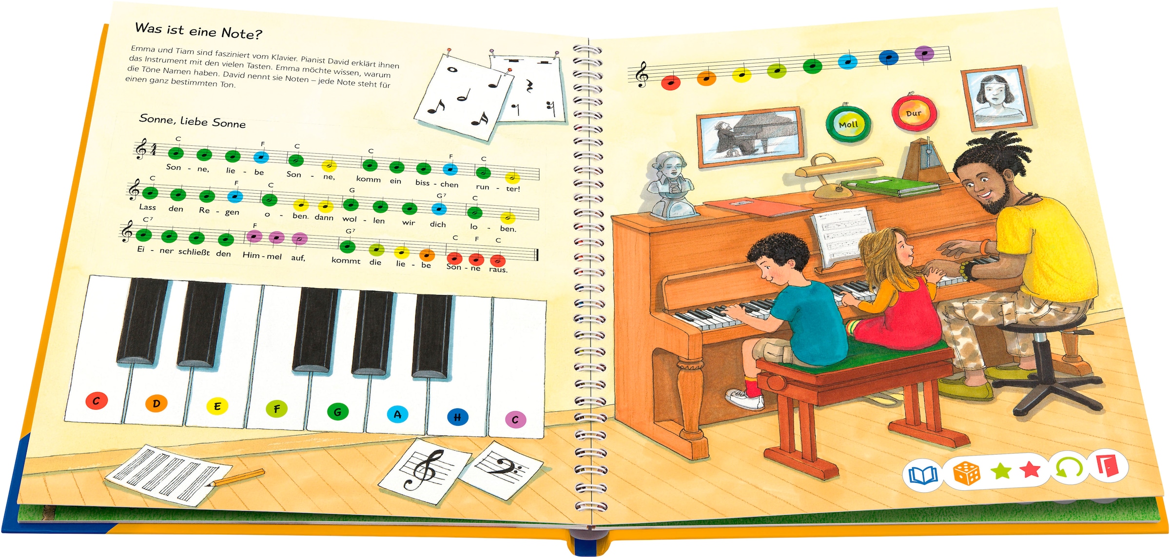 Ravensburger Buch »tiptoi® Wieso? Weshalb? Warum? Wir entdecken die Musik«, FSC® - schützt Wald - weltweit