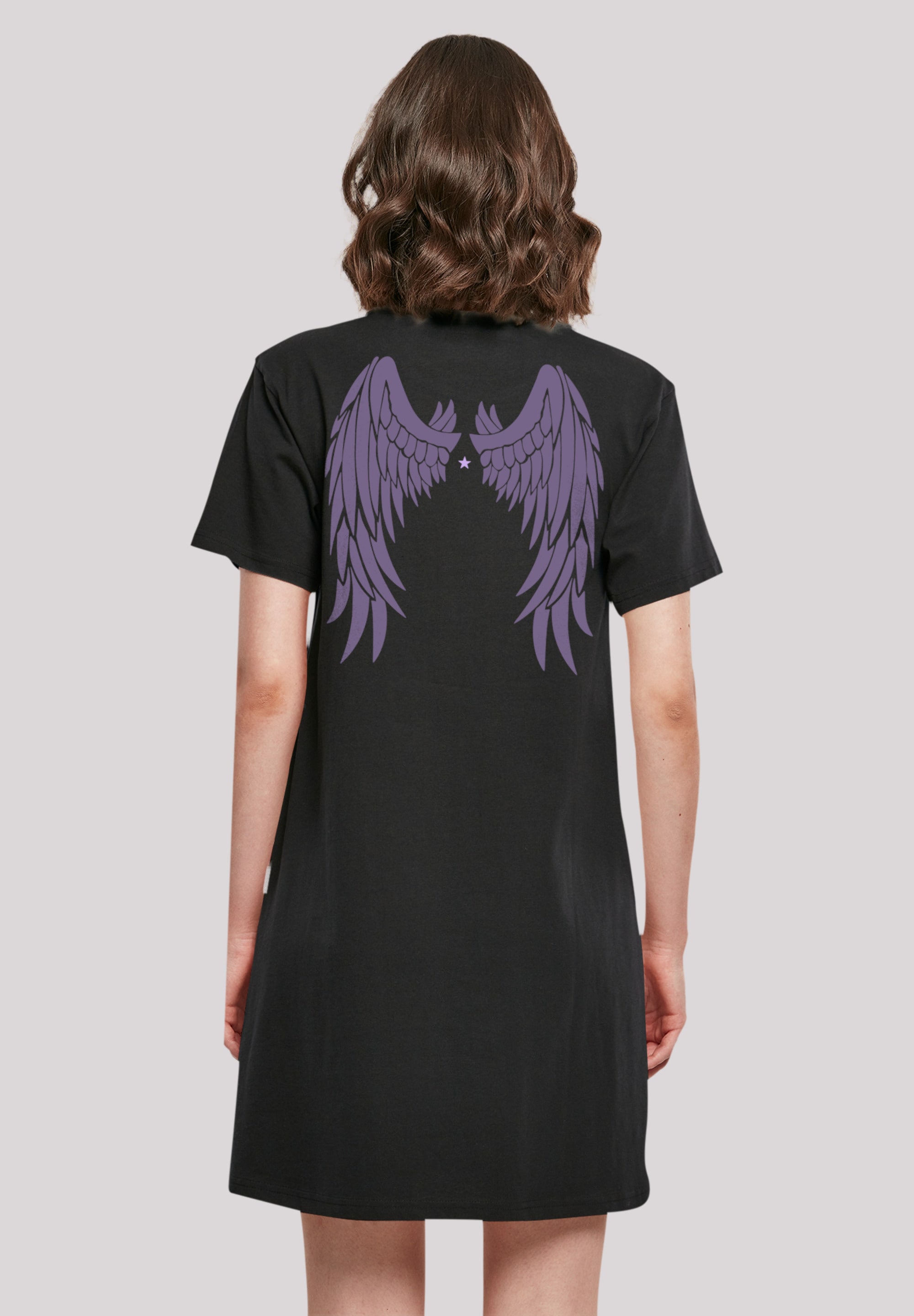F4NT4STIC Shirtkleid "Engel Damen T-Shirt Kleid" Ohne Taschen Print günstig online kaufen