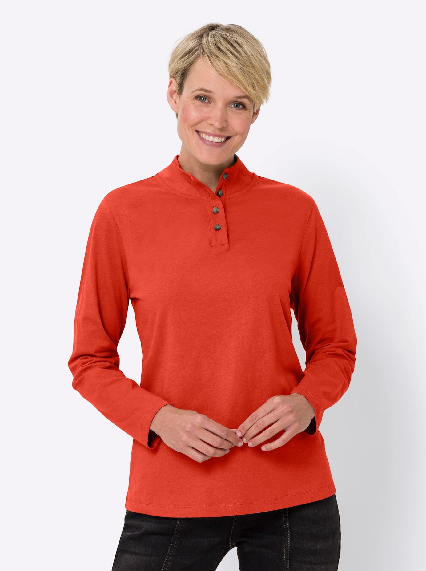 Classic Basics Stehkragenshirt "Shirt", 1 Stk. günstig online kaufen