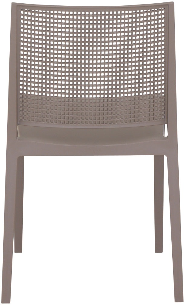 Siena Garden Gartensessel »Square 2er Set Stapelstuhl taupe« Set, 2 Stk. tlg. Gestell, Polypropylen/Glasfaser