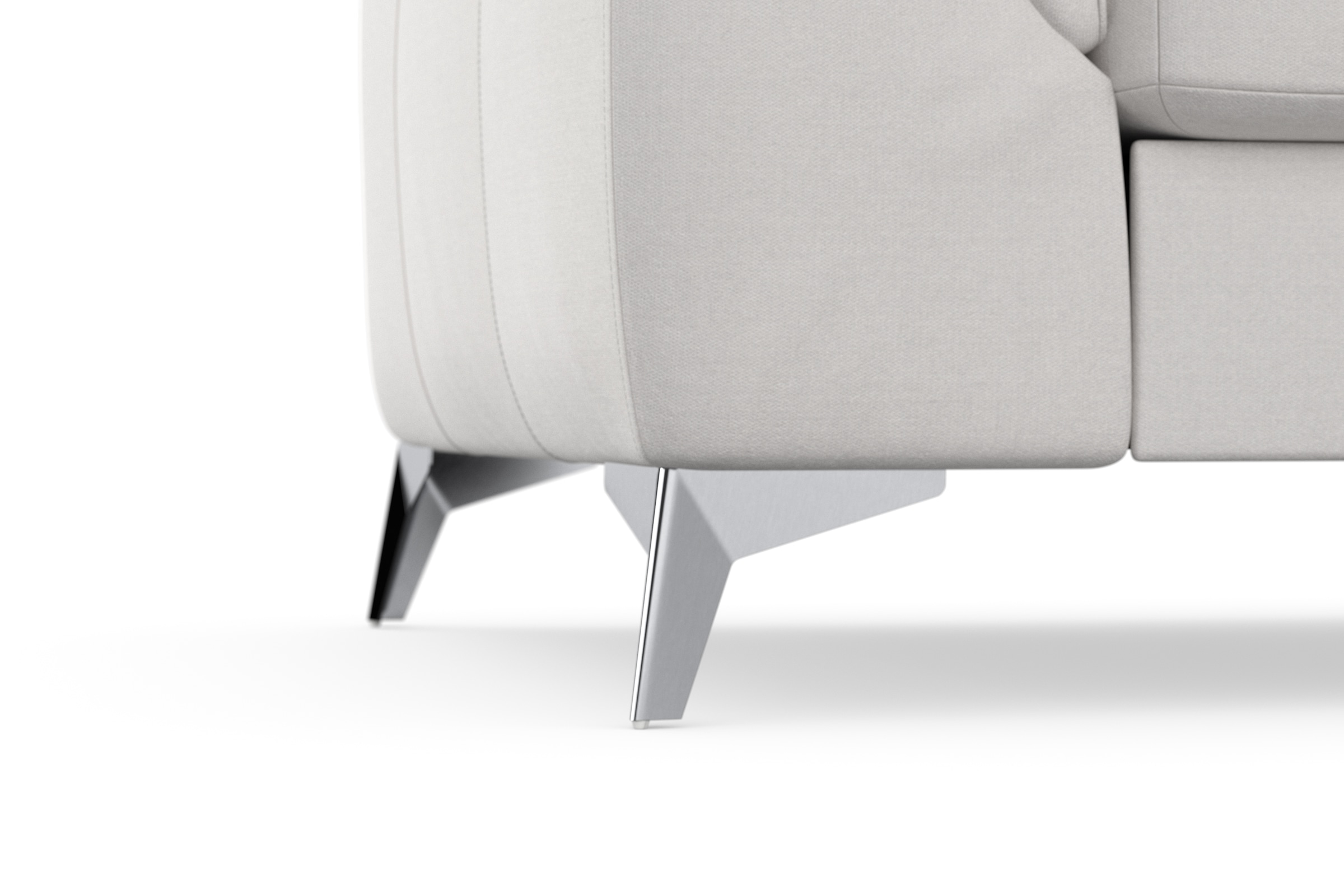 sit&more Ecksofa »Sinatra L-Form«, mit Ottomane, optional mit Kopfteilverstellung und Armteilfunktion