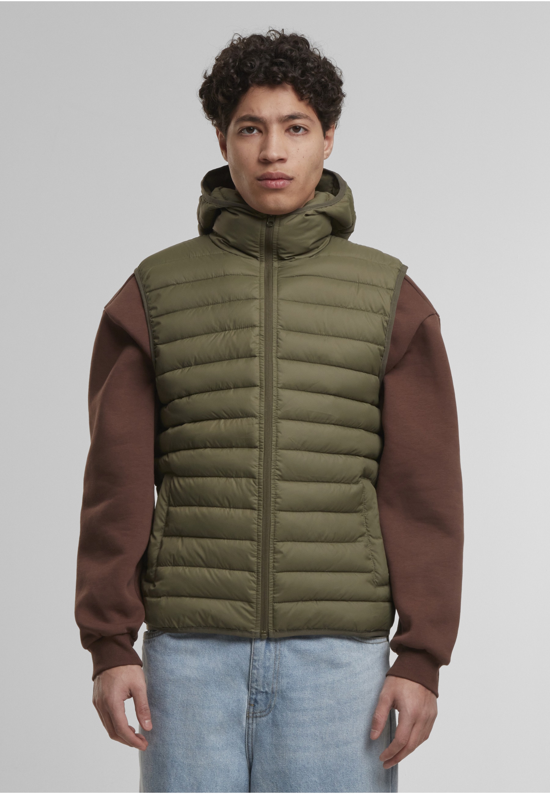 URBAN CLASSICS Steppweste »Urban Classics Basic Light Weigh Vest With Hood« 1