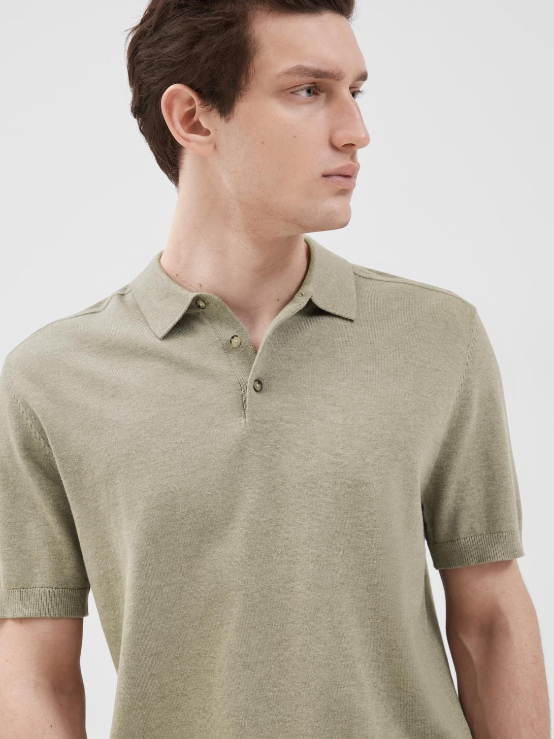 SELECTED HOMME Poloshirt "SLHBERG SS KNIT POLO NOOS" günstig online kaufen