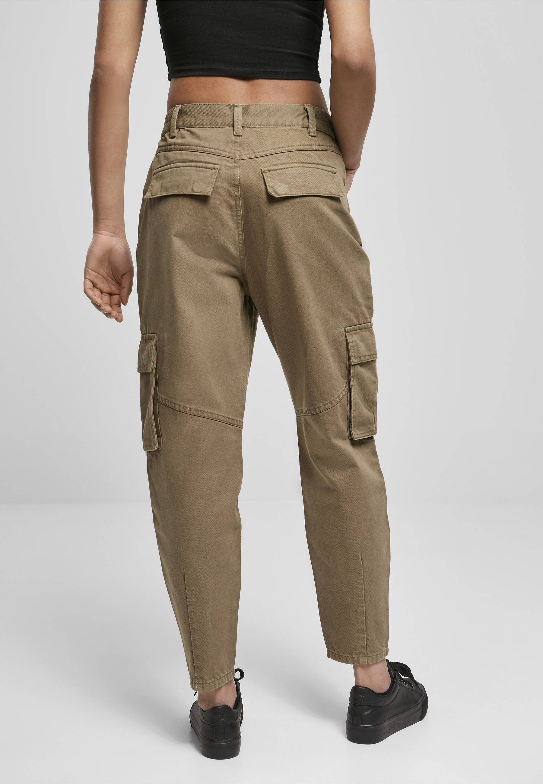 URBAN CLASSICS Cargohose »Urban Classics Damen Ladies Ballon Fit Cargo Twill Pants«