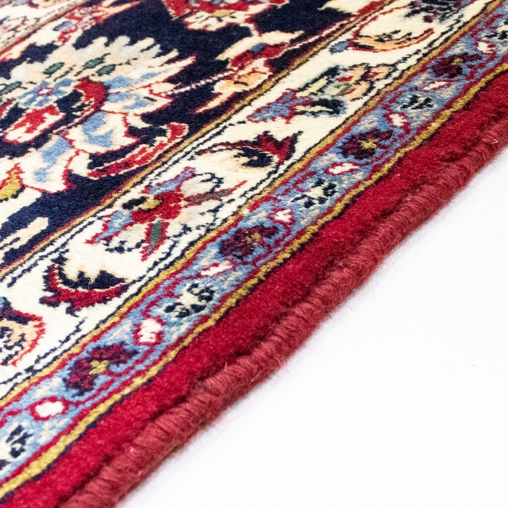 Wohnen Teppiche morgenland Wollteppich »Maschad Durchgemustert Rosso 355 x 241 cm«, rechteckig, 1 mm Höhe, Unikat mit Zertifikat