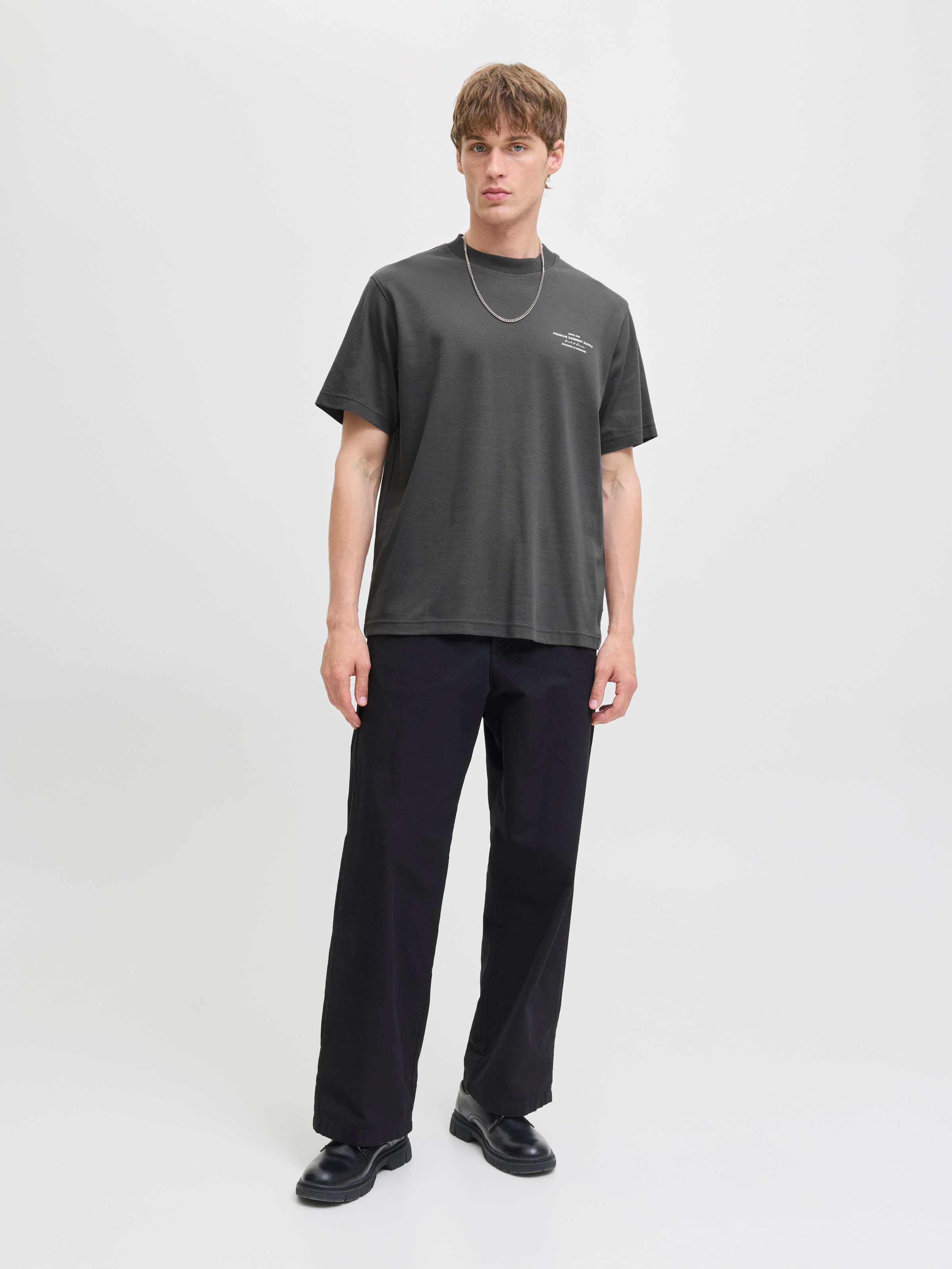 Jack & Jones Rundhalsshirt »JPRBLACHAD BRANDING SS CREW NECK TEE SN«