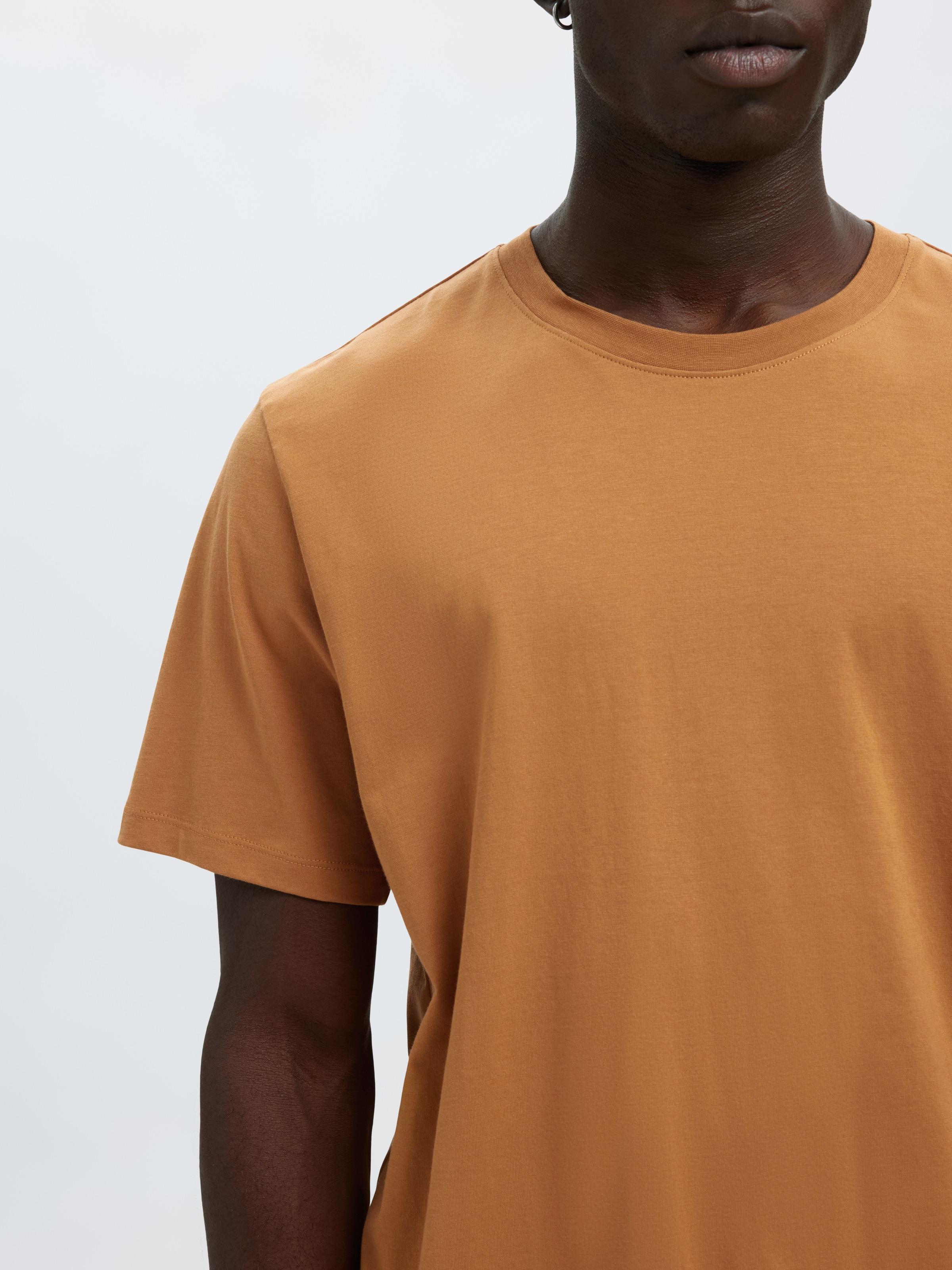 SELECTED HOMME Rundhalsshirt "SLHASPEN SS O-NECK TEE NOOS" günstig online kaufen