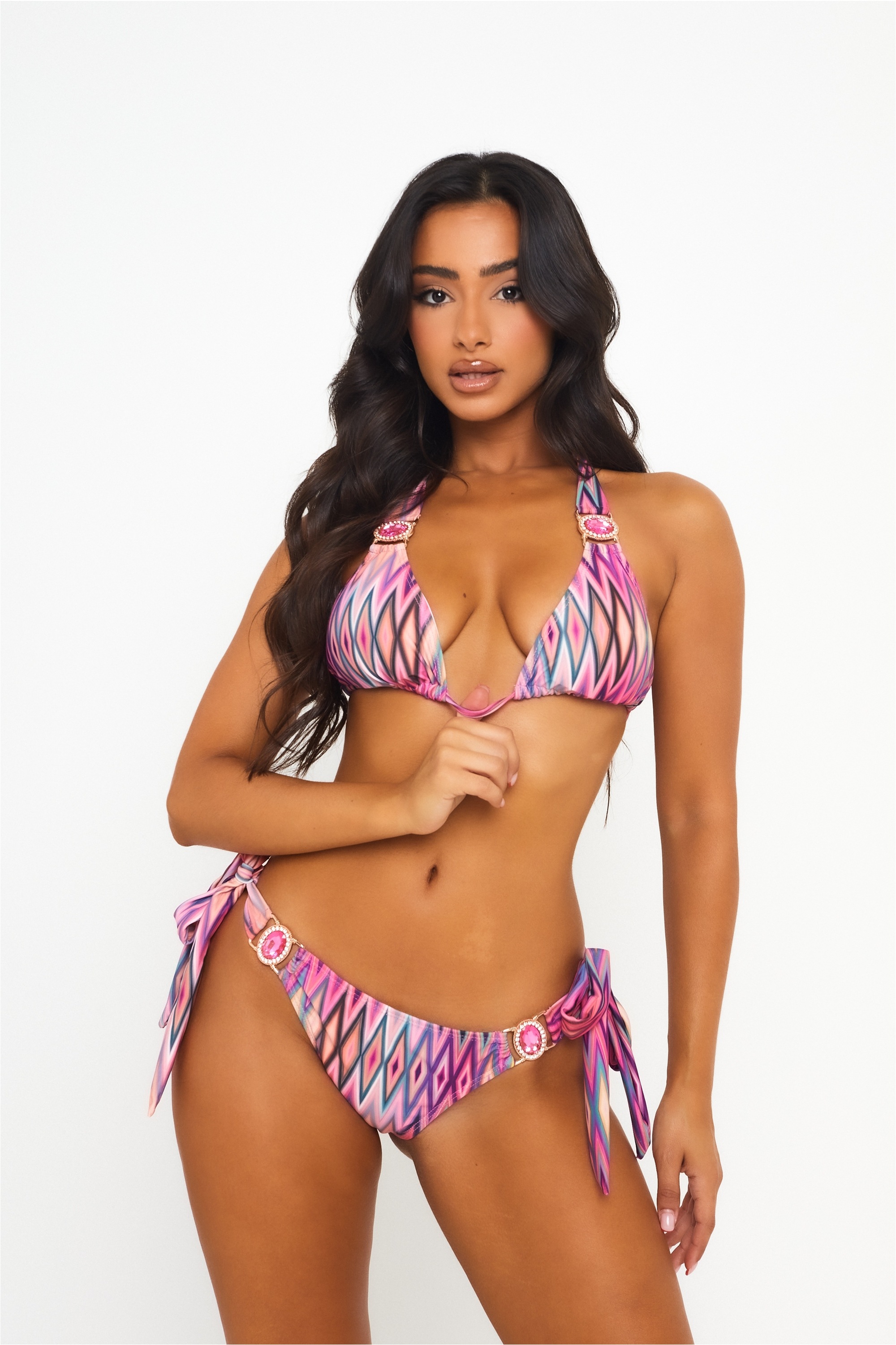Moda Minx Bikini-Hose "Chic in Chevron" Panty, 1 Stk. im modischen Design