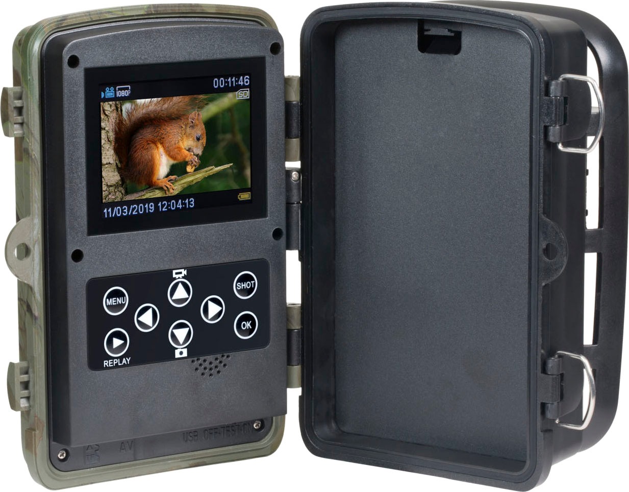 Technaxx Überwachungskamera »Nature Wild Cam 8MP TX-125«, Innenbereich-Außenbereich, (1 tlg.)