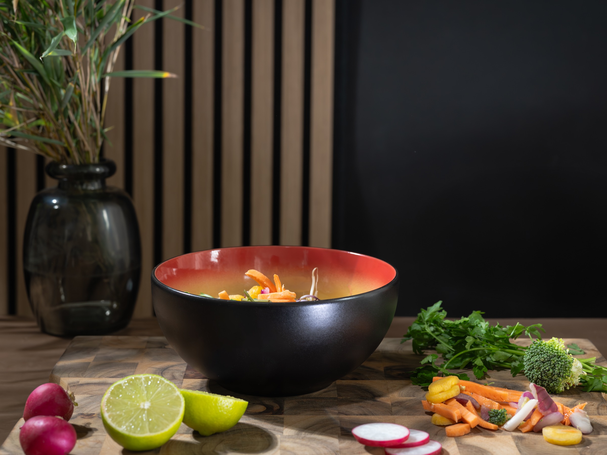 CreaTable Schüssel »Hot, Buddha Bowl, 4-tlg.« 4 aus Steinzeug Moderne Coupeform, außergewöhnliches Design