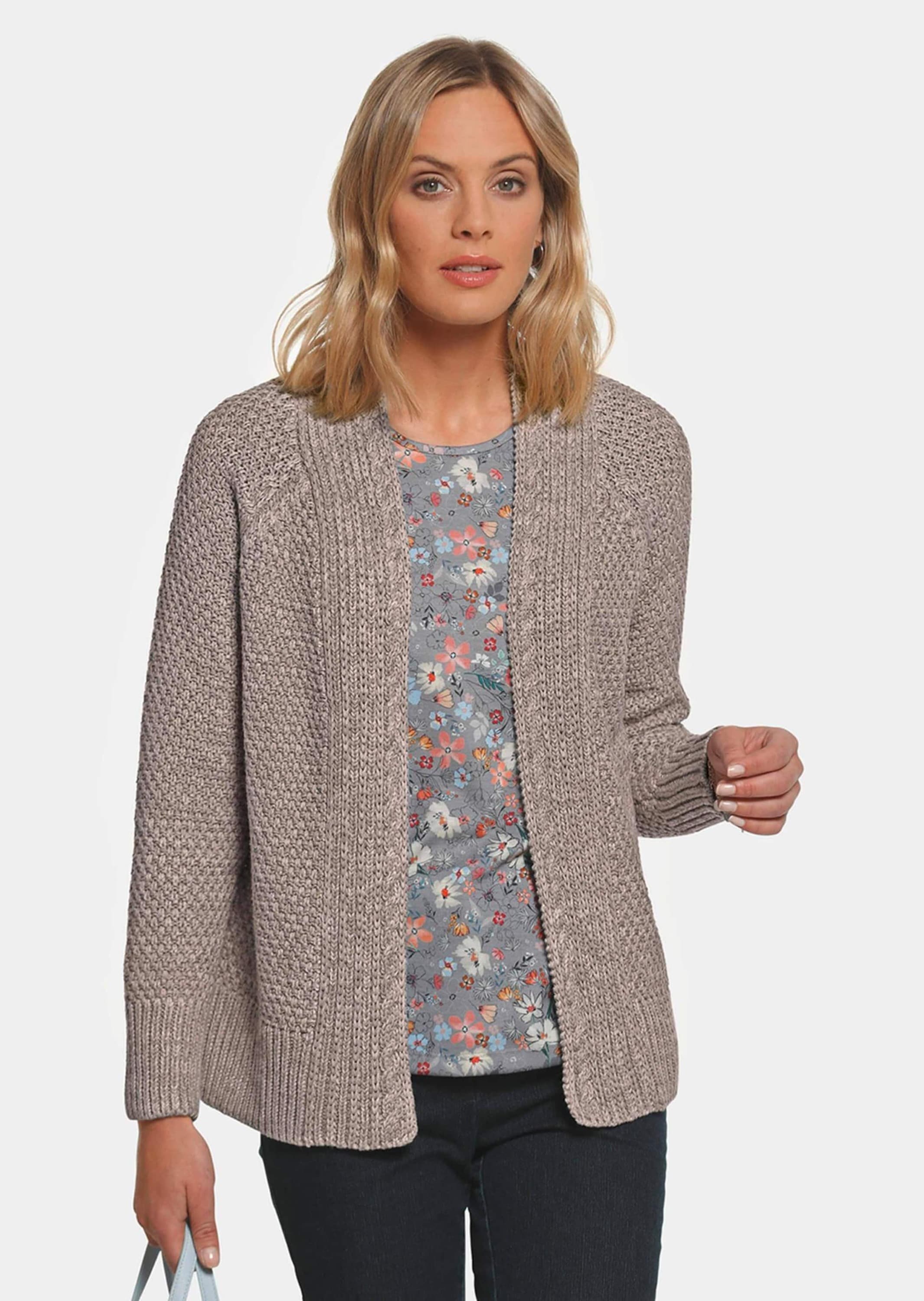 GOLDNER Strickjacke »Zeitlose Strickjacke in Grobstrick«
