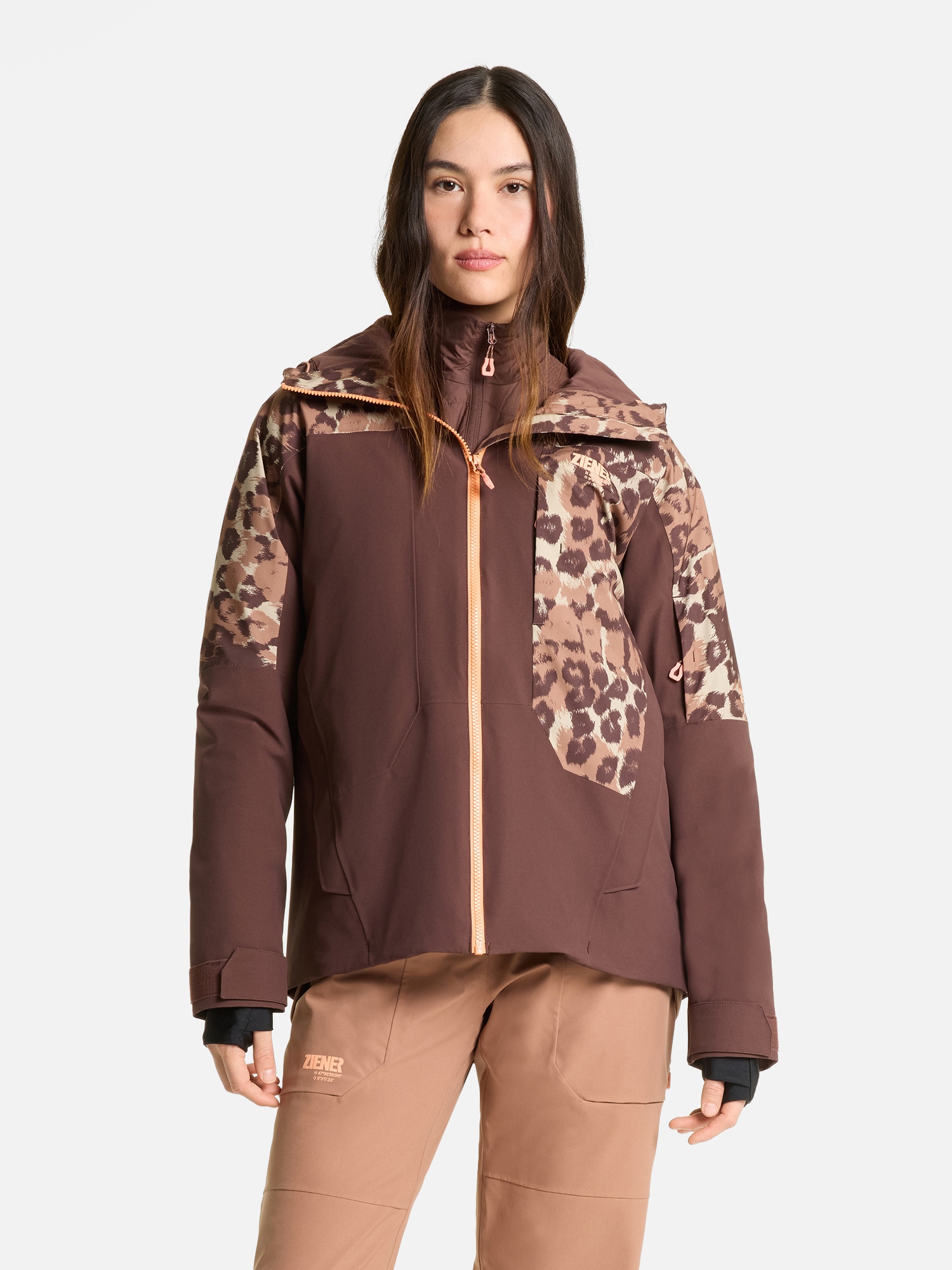 Ziener Skijacke »RAYKA-Z AQUASHIELD® DAMEN« wasserdicht winddicht, atmungsaktiv, Wollwattierung