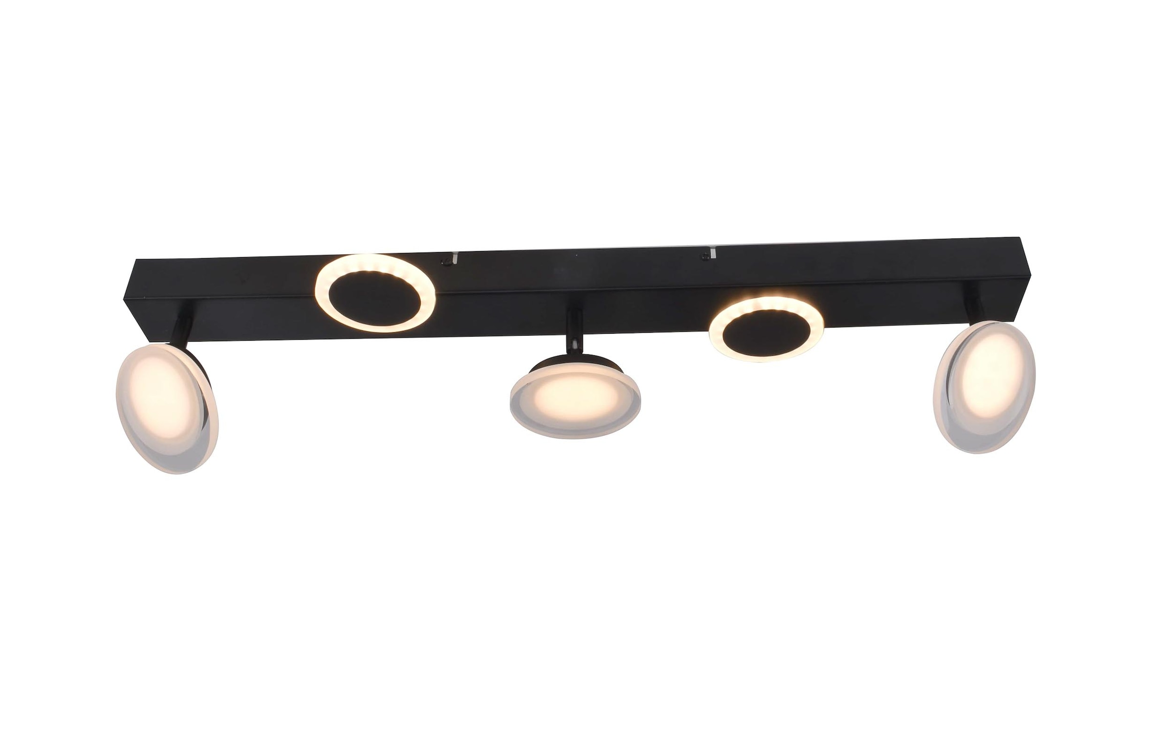 Brilliant LED Deckenstrahler »Meriza«, 3 flammig, 70 cm Breite, 2800lm, warmweiß, schwenkbar, Metall/Kunststoff, schwarz