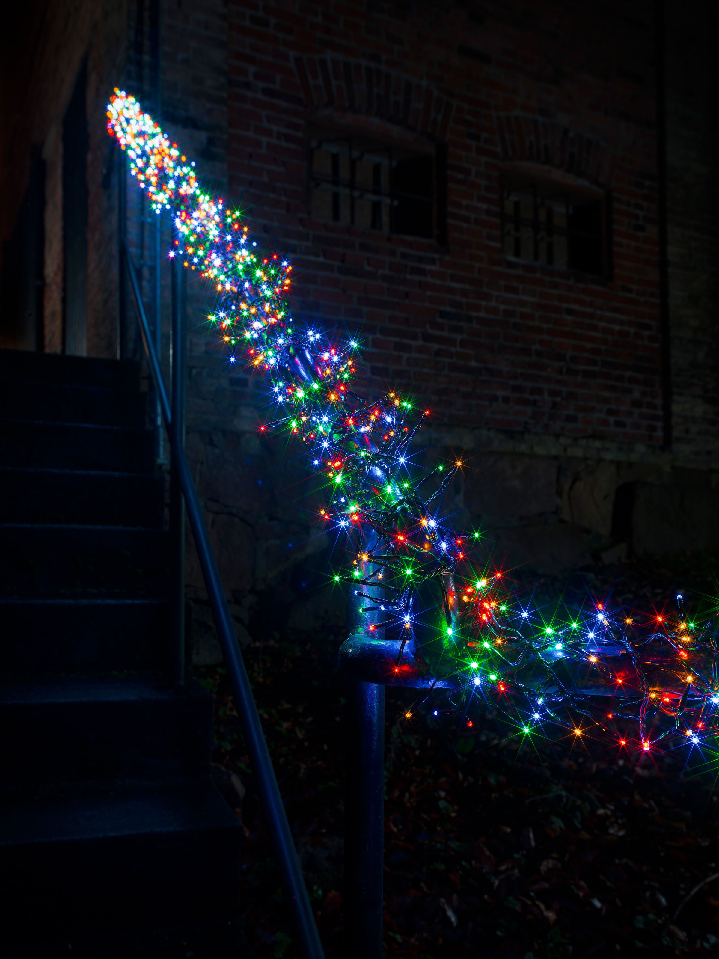 KONSTSMIDE LED-Lichterkette »Weihnachtsdeko aussen«, 960 St.-flammig, Micro  LED Büschellichterkette Cluster, mit 8 Funktionen, 960 Dioden kaufen | BAUR