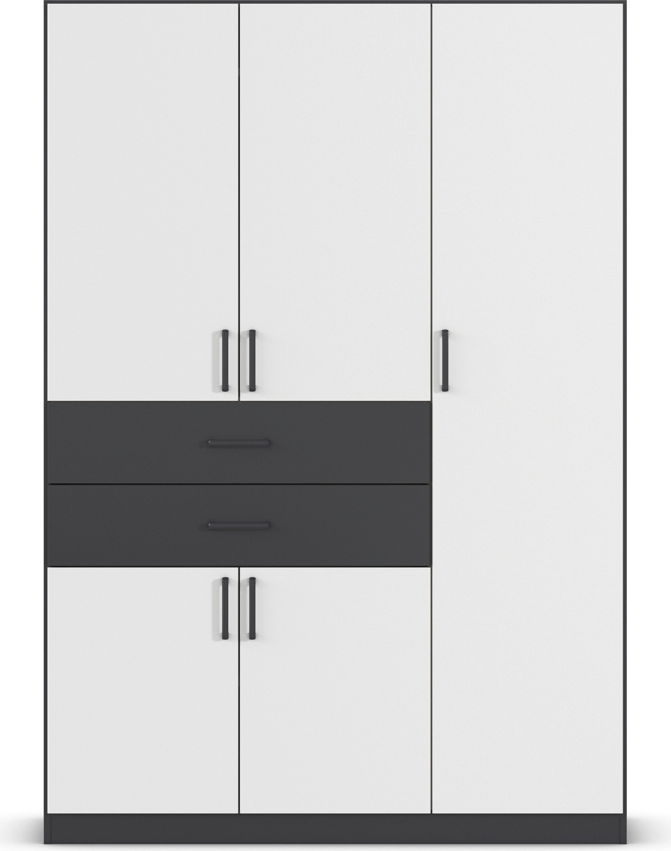 rauch Drehtürenschrank »Kleiderschrank Schrank Garderobe MAIKA mit Dekor-Front«, 2 Schubladen, in verschiedenen Breiten, Höhen, Farben, MADE IN GERMANY