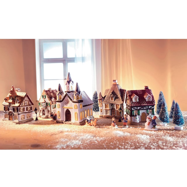 Home affaire Weihnachtsdorf »Weihnachtsdeko«, mit Lichterkette kaufen | BAUR