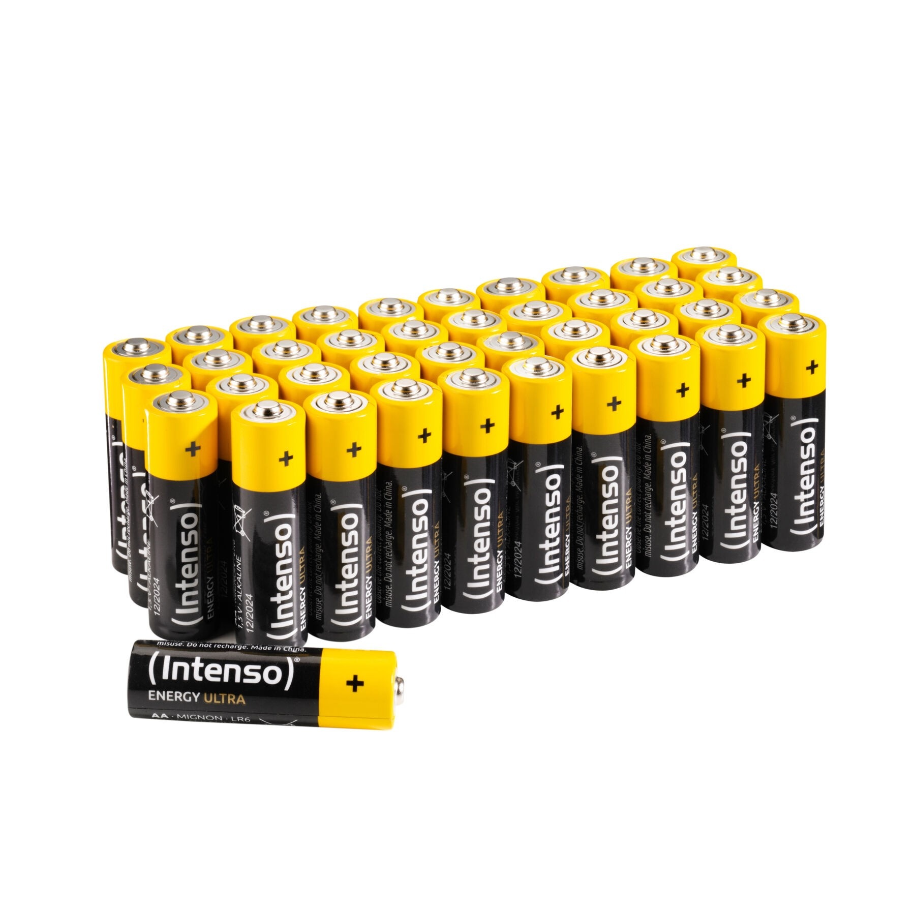 Intenso Batterie »7501520 - Energy Ultra Alkaline Batterie AA Mignon 40er-Pack -Batterie«, LR6, 1,5 V, (Packung, 40 St.)