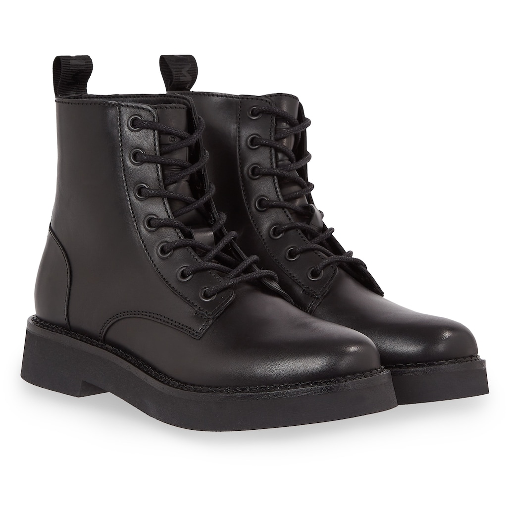 Tommy Jeans Schnürboots »TJW LACE UP FLAT BOOT«