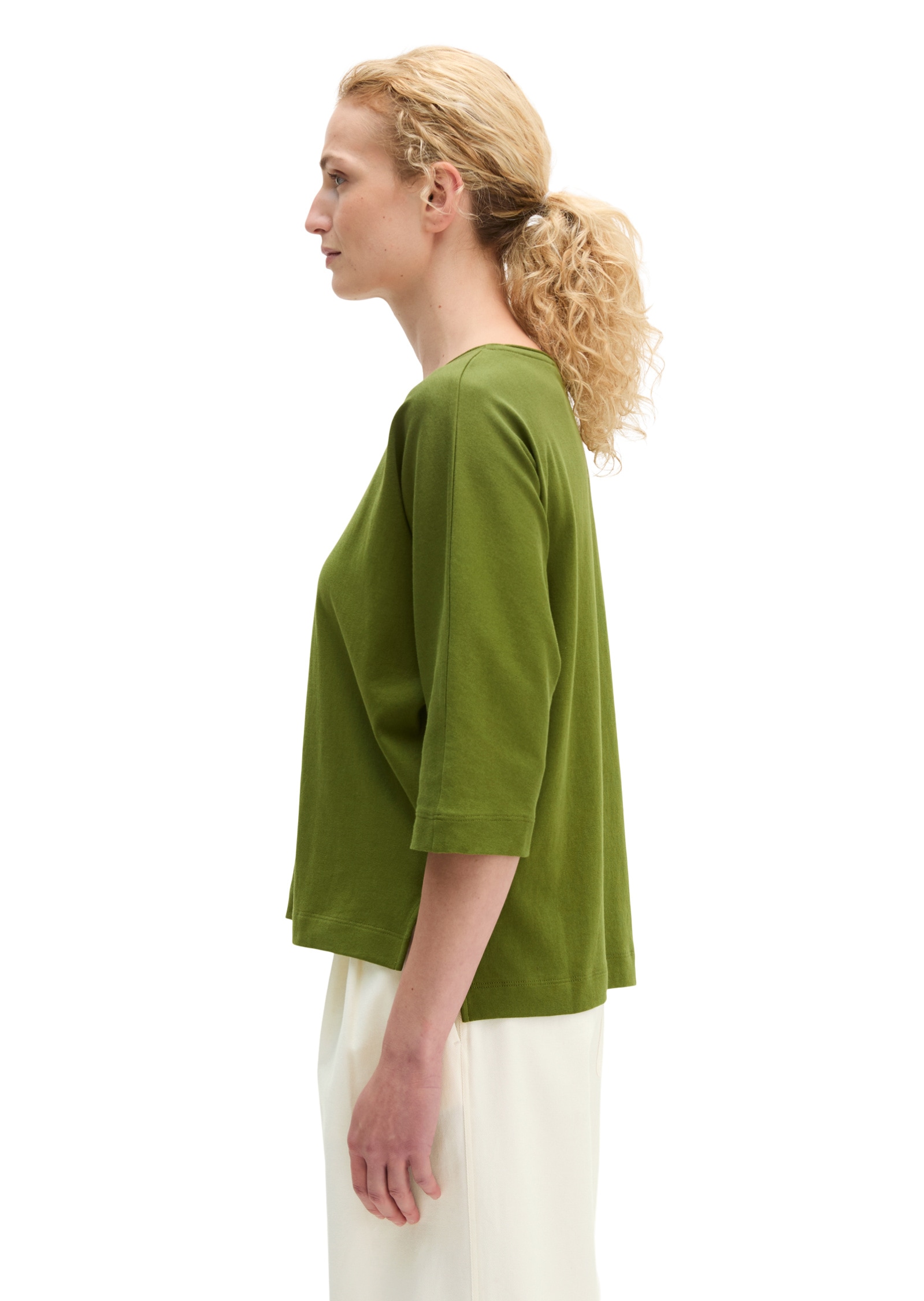 Marc O'Polo T-Shirt »aus Feinstrick-Jersey«