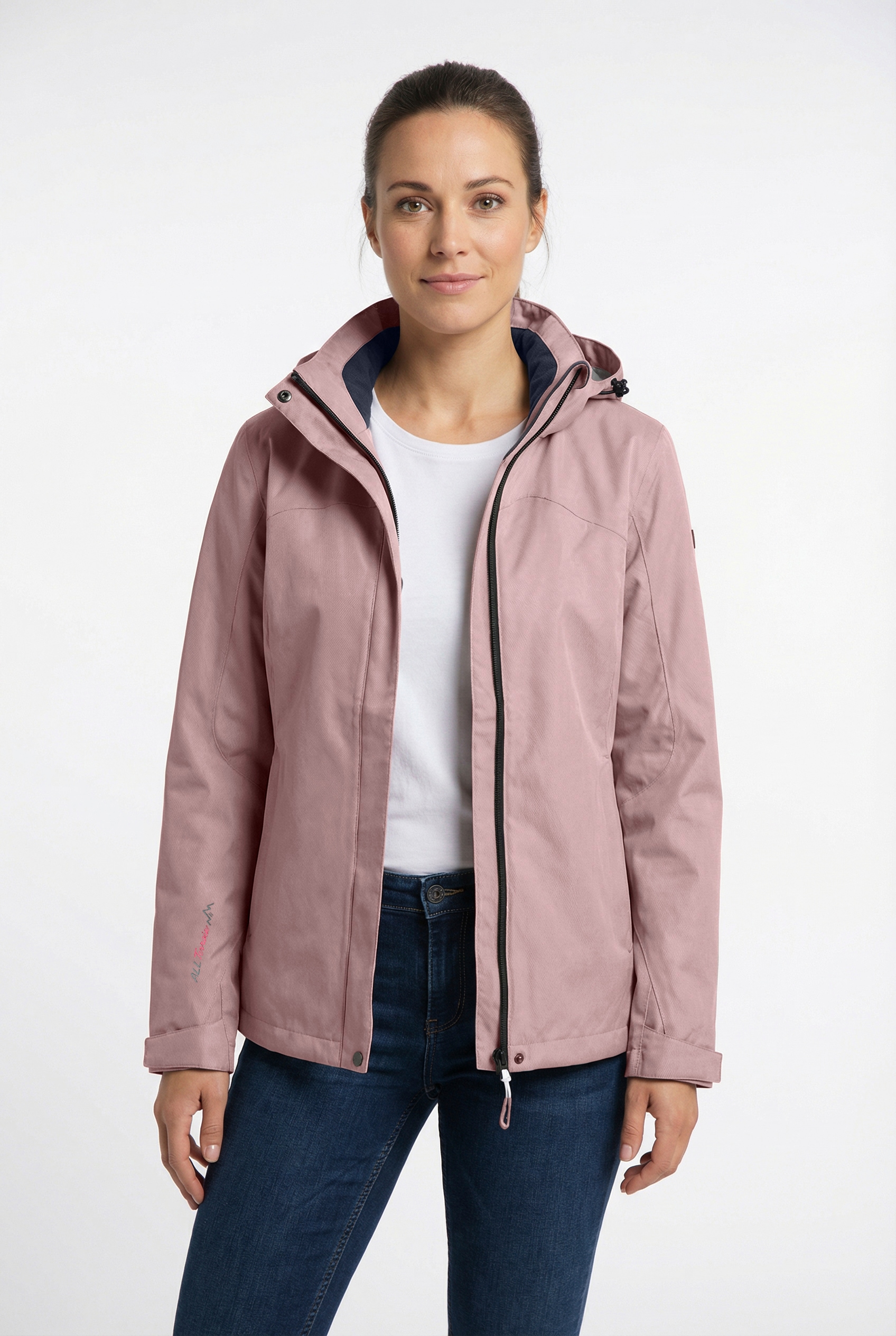 Killtec Funktionsjacke "KOS 133 WMN JCKT" mit Kapuze mit Kapuze, wasserdicht, winddicht, atmungsaktiv, Wassersäule 10000 mm