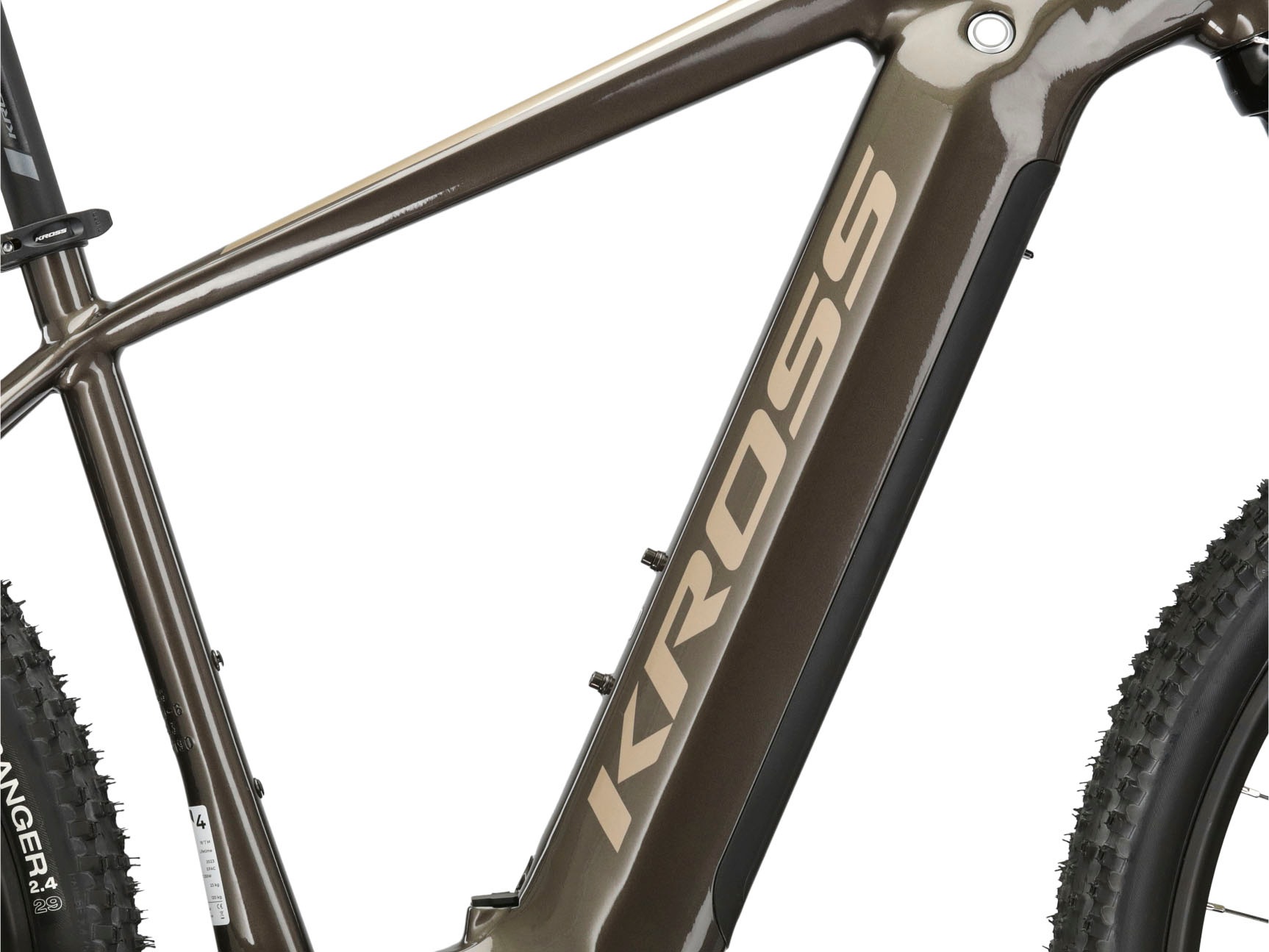Kross E-Bike »KROSS E-MTB Level Boost 2.0 29" braun«, 11 Gang, Shimano, DEORE M5100, Mittelmotor 250 W
