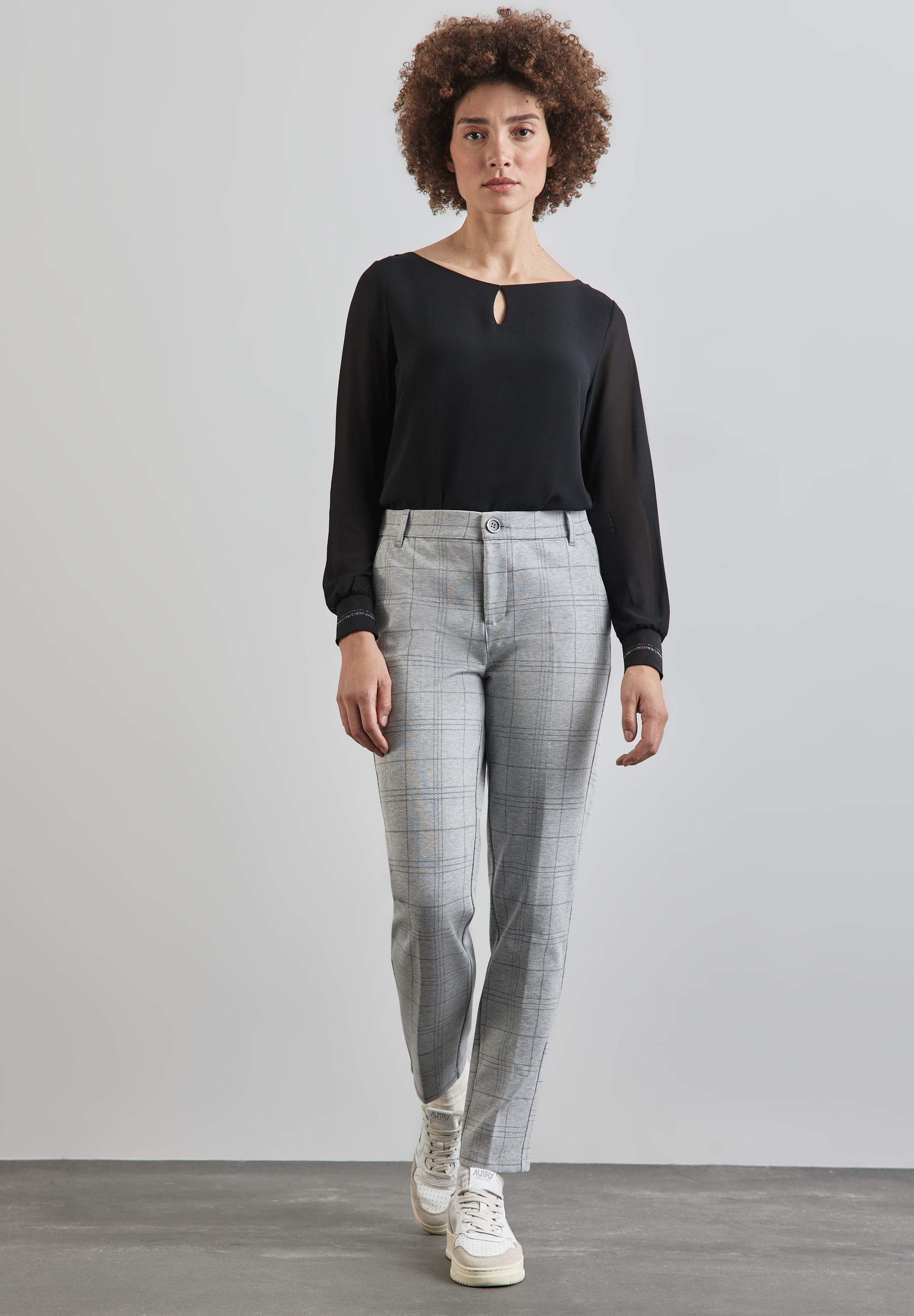 STREET ONE Chinohose, Middle Waist