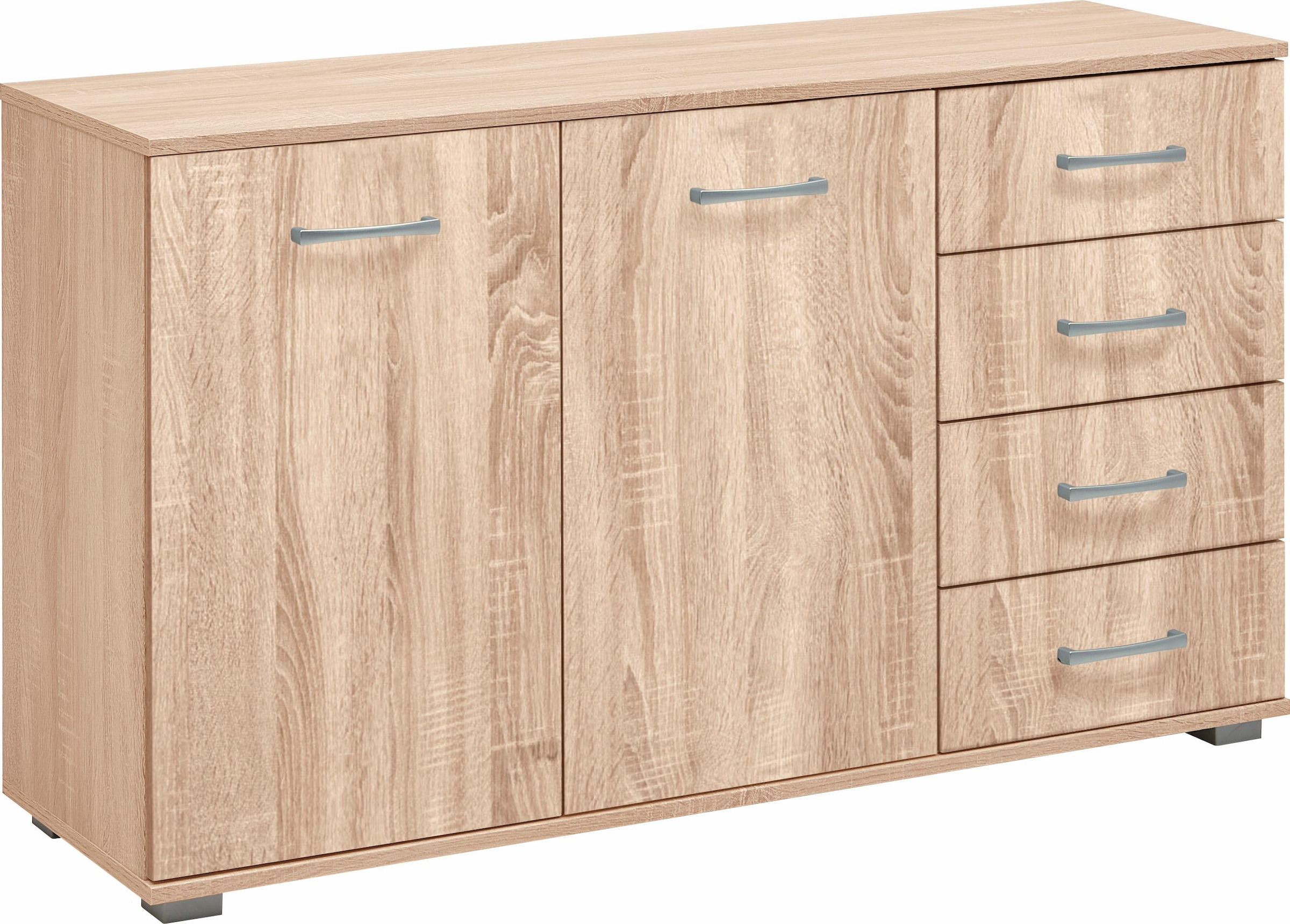 priess Kombikommode "Barcelona mit 4 Schubkästen und Tür in 6 Farben" günstig online kaufen