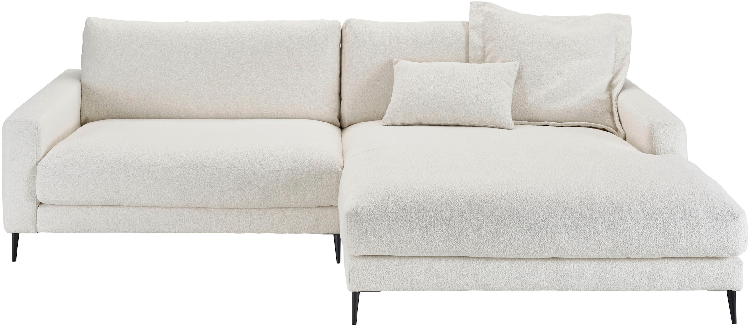 Home affaire Ecksofa "Downtown, B/T/H: 272/190/84 cm L-Form" weicher Sitzko günstig online kaufen