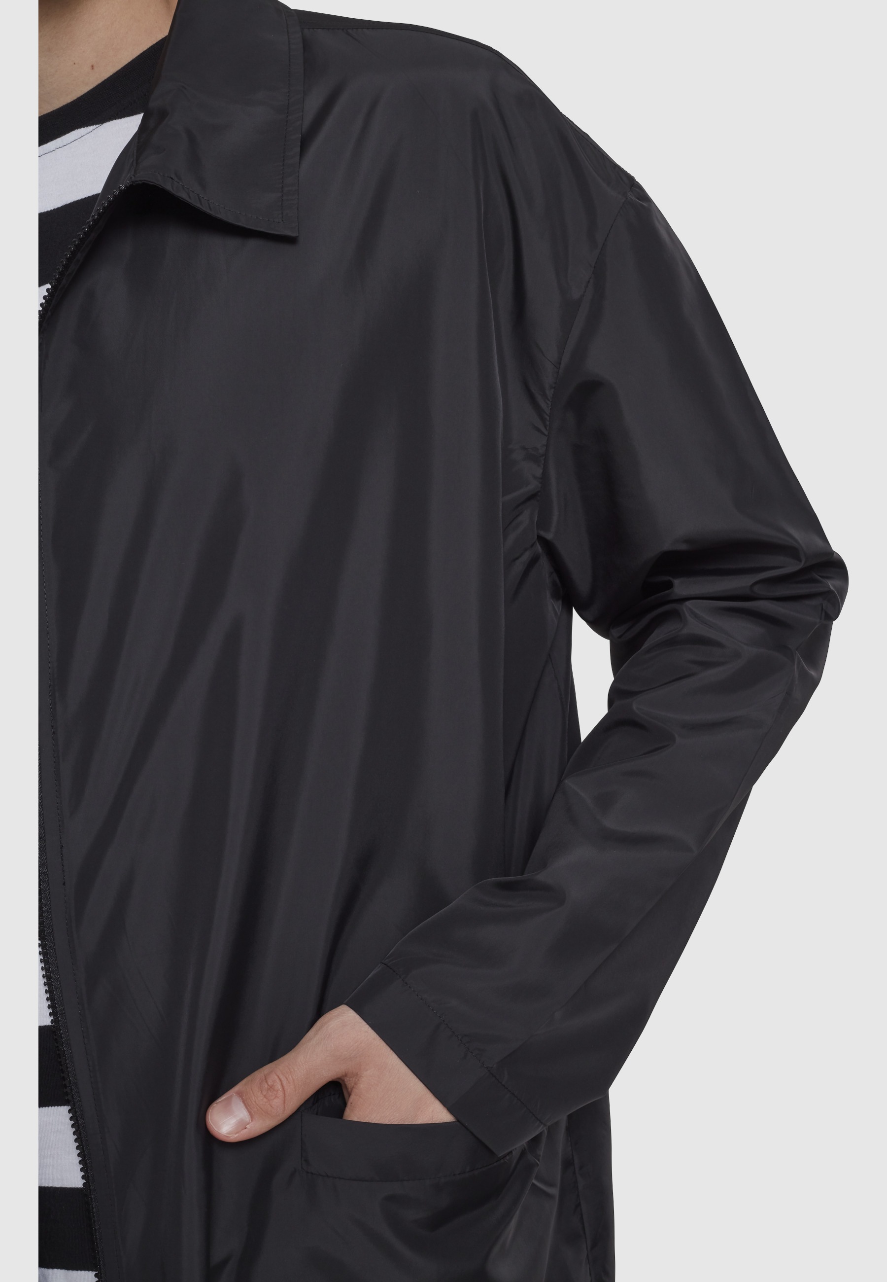 URBAN CLASSICS Allwetterjacke »Urban Classics Herren Oversized Coat« 1 Stk. tlg. ohne Kapuze