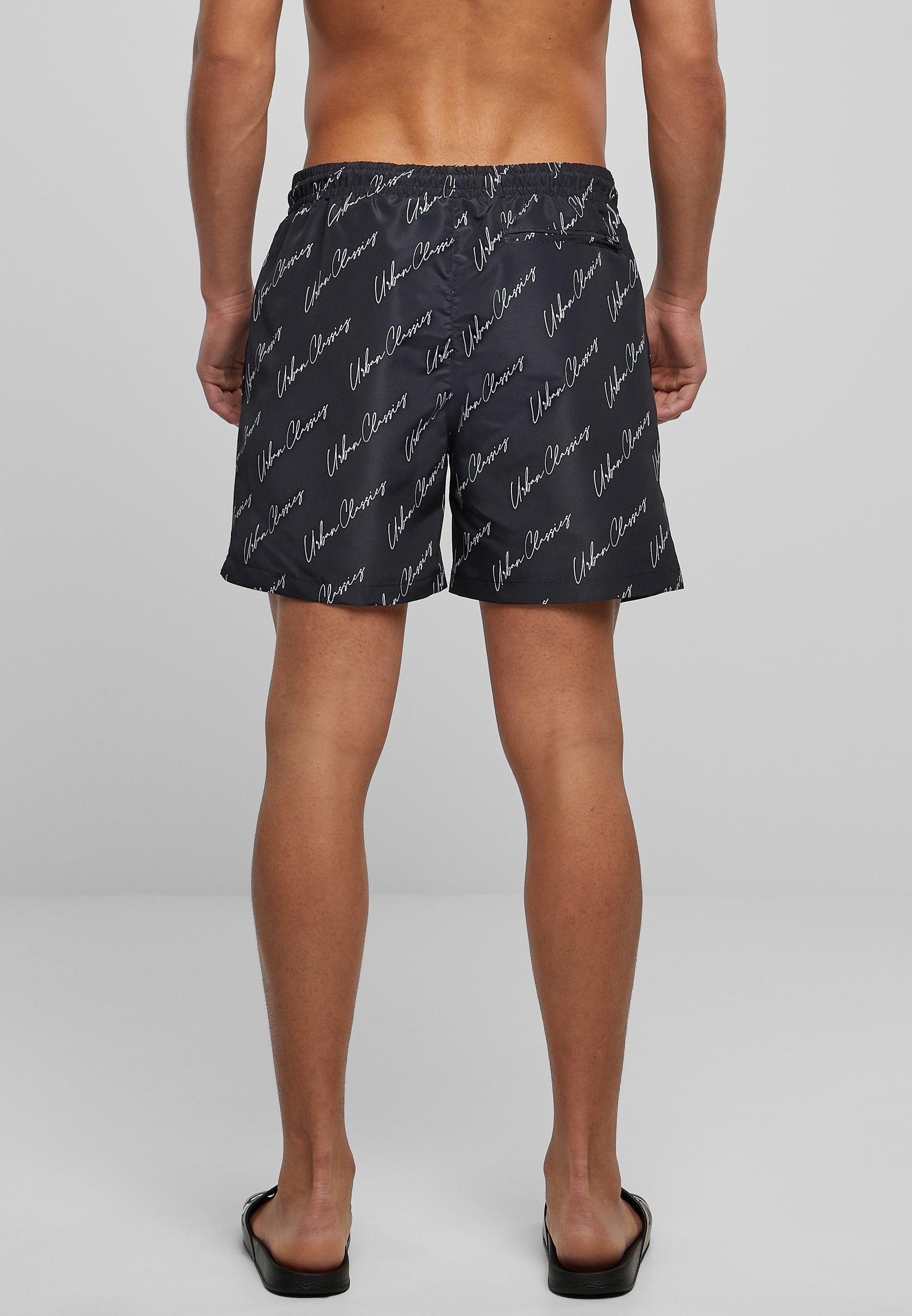 URBAN CLASSICS Badeshorts »Urban Classics Herren Pattern Swim Shorts«