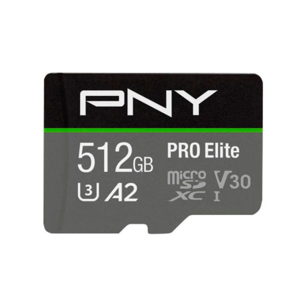 PNY Speicherkarte »PRO Elite«, (UHS Class 3 100 MB/s Lesegeschwindigkeit)