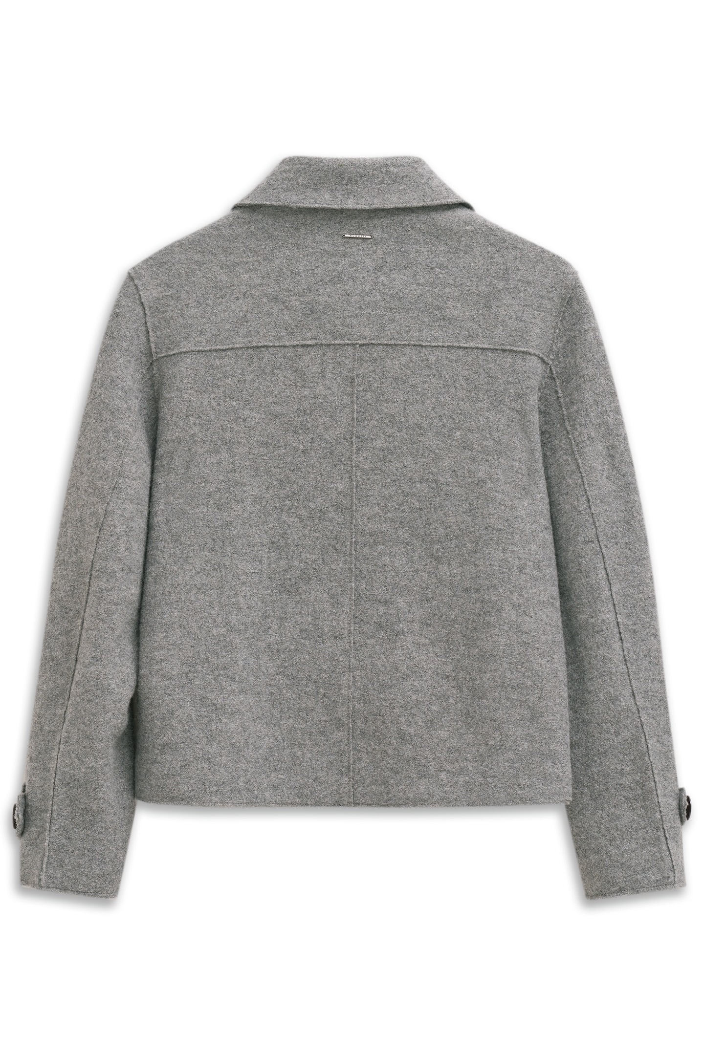 bugatti Wolljacke »Flexcity Stretch«, im Loose Fit mit offenkantig gekochter Wolle