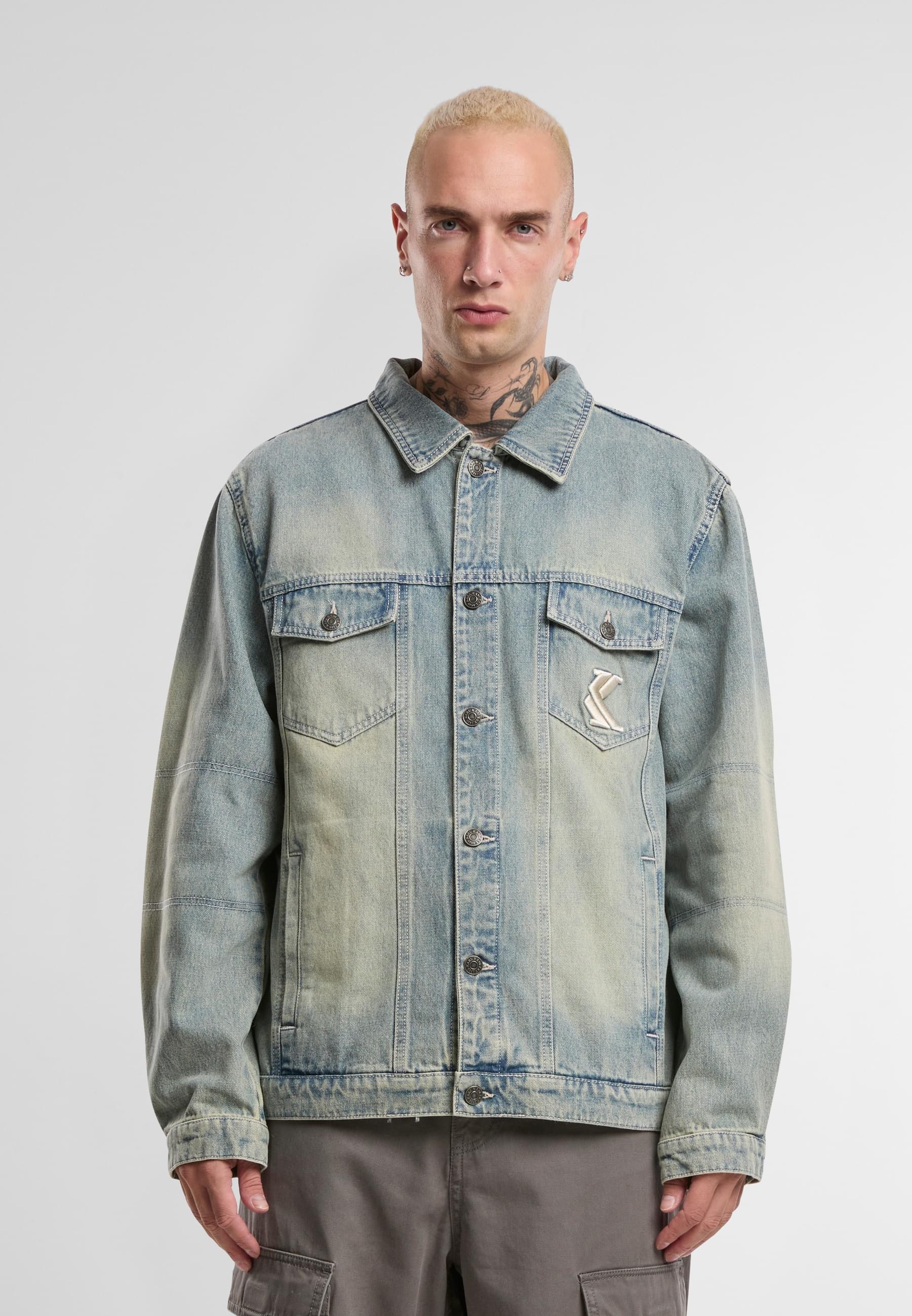 Karl Kani Jeansjacke »Karl Kani Karl Kani OG OS Denim Jacket«, (1 St.), ohne Kapuze