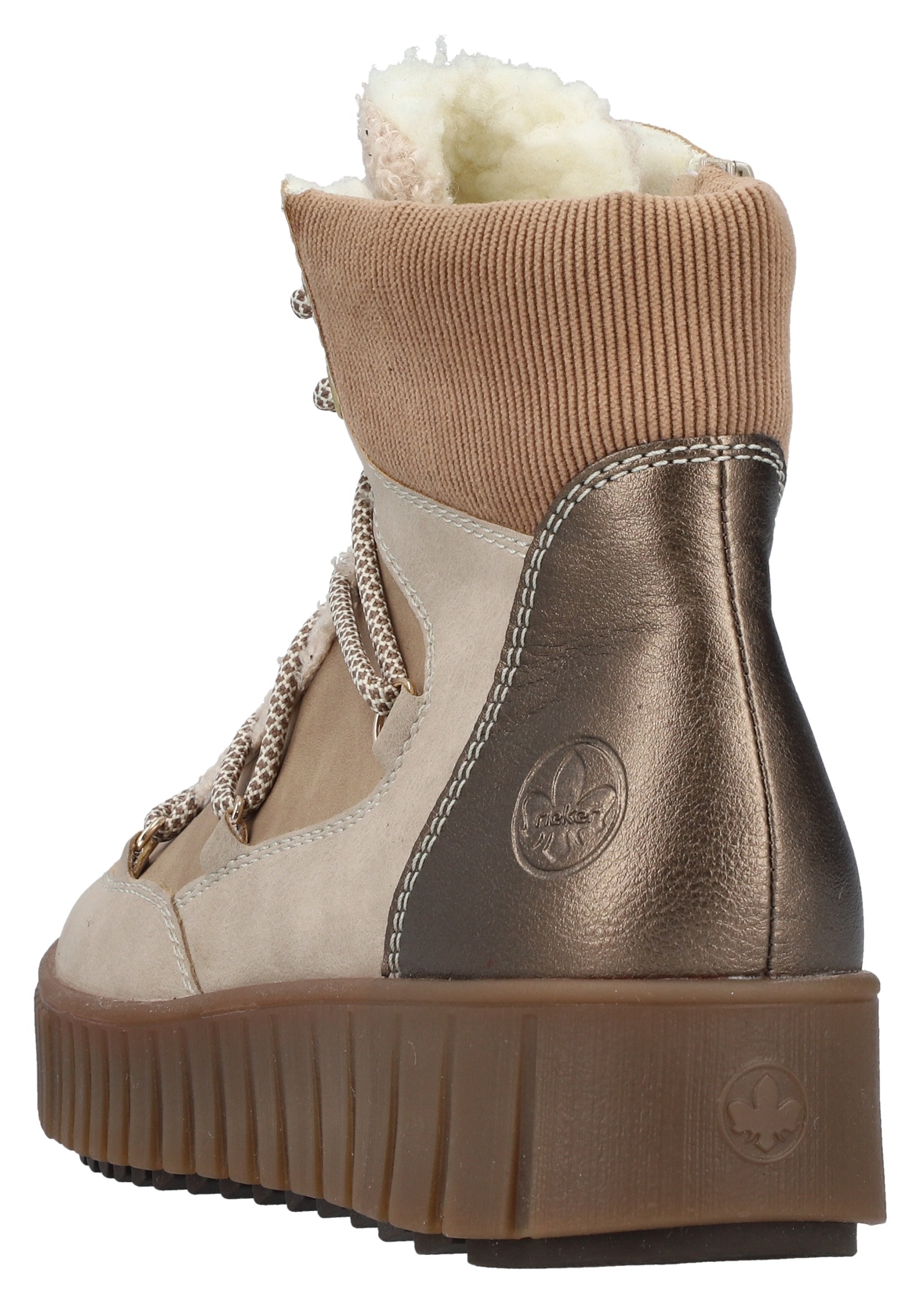 Rieker Winterboots  Schnürboots, Plateauboots, mit Warmfutter
