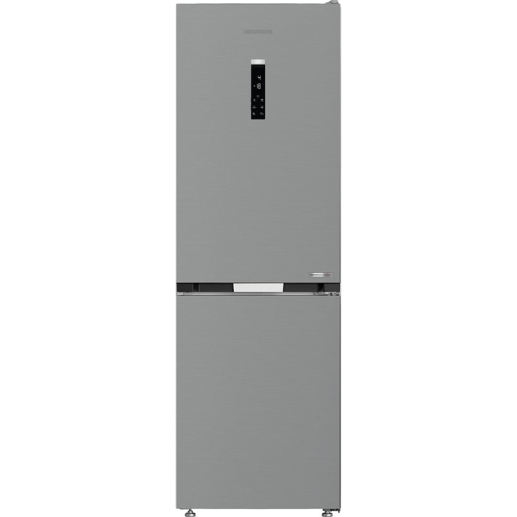 Grundig Kühl-/Gefrierkombination, GKPN 66840 LXPW, 186,5 cm hoch, 59,5 cm breit