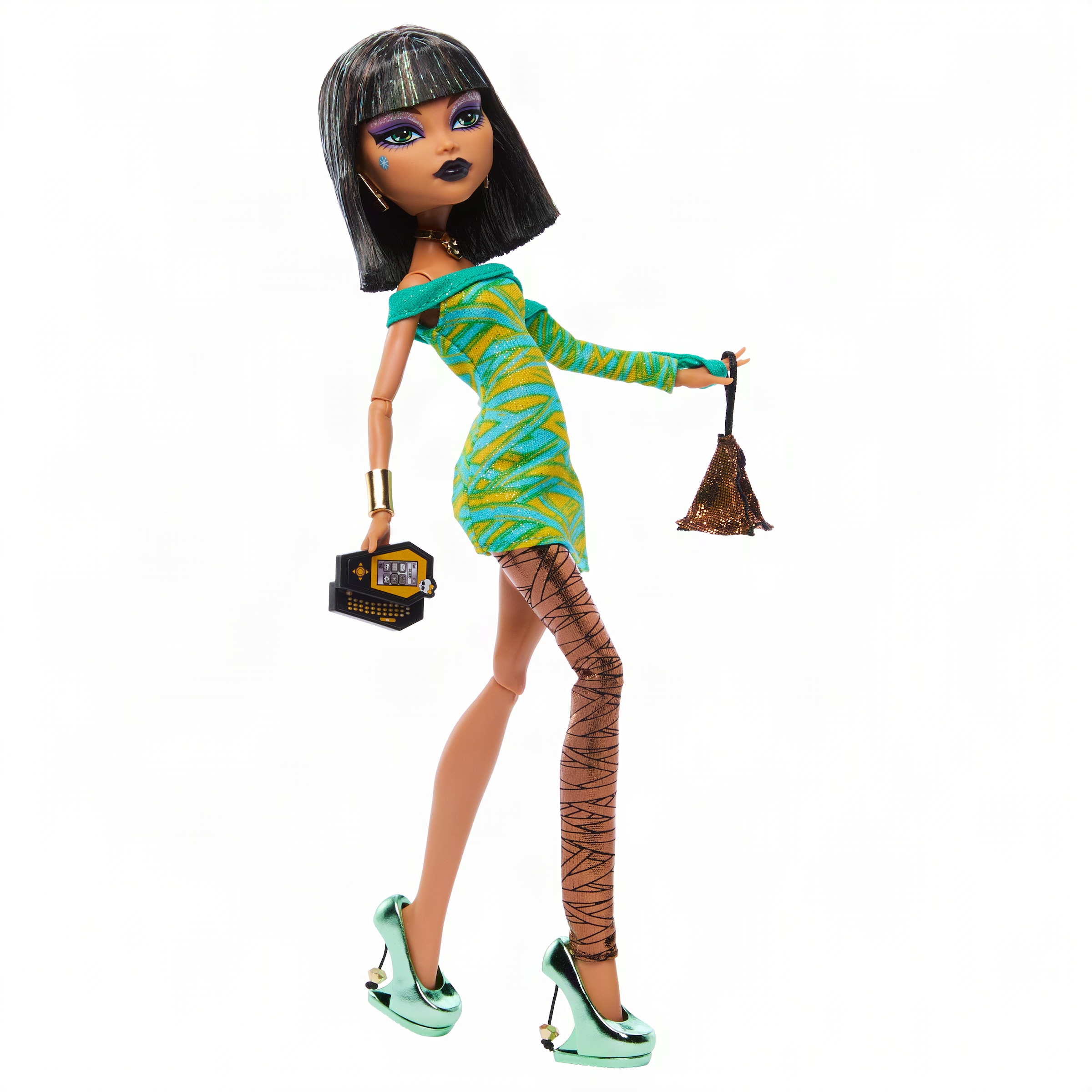 MonsterHigh™ Anziehpuppe »Mitternachtsparty, Cleo de Nile«