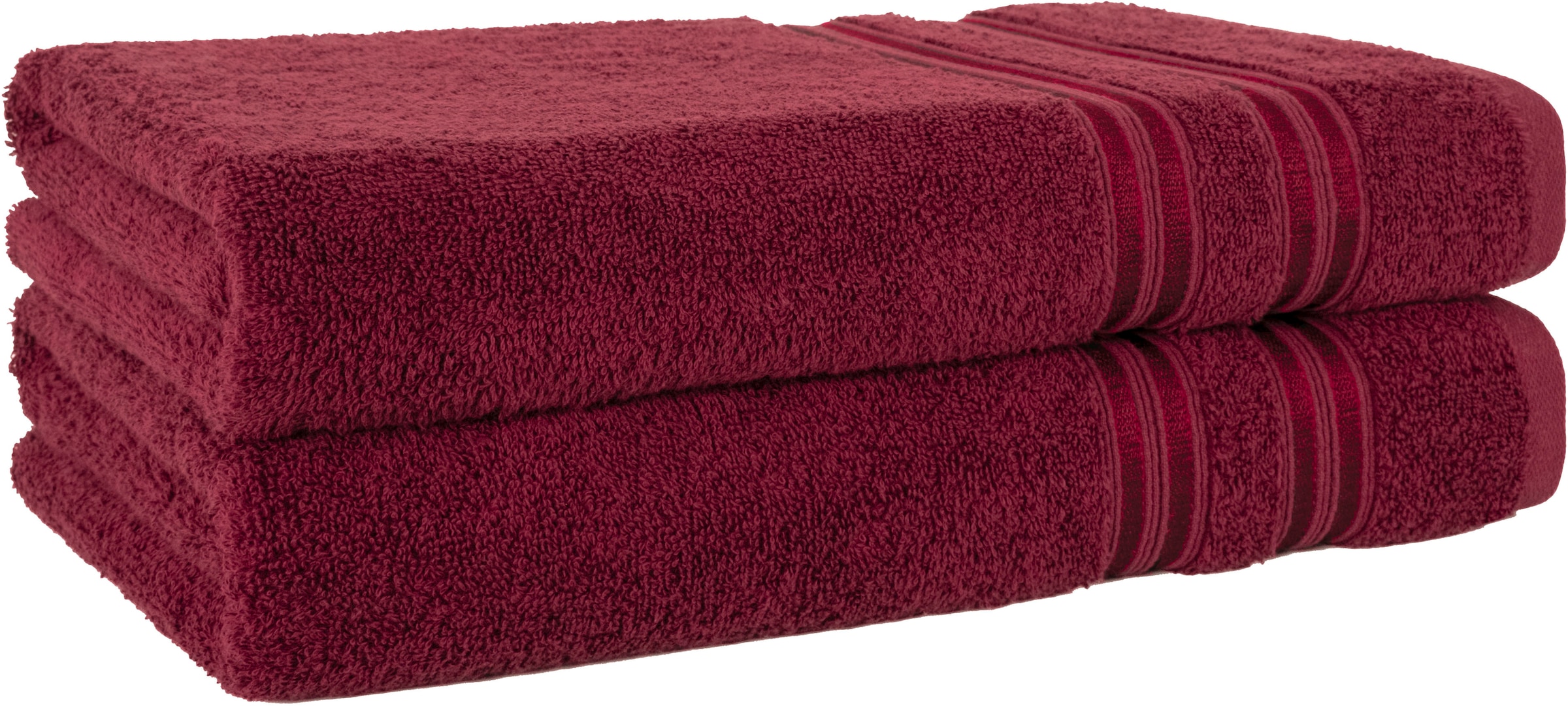 HAMMETEX Duschtuch "2er Set Badetücher 70x140 cm, 100% Baumwolle, Weich & S günstig online kaufen