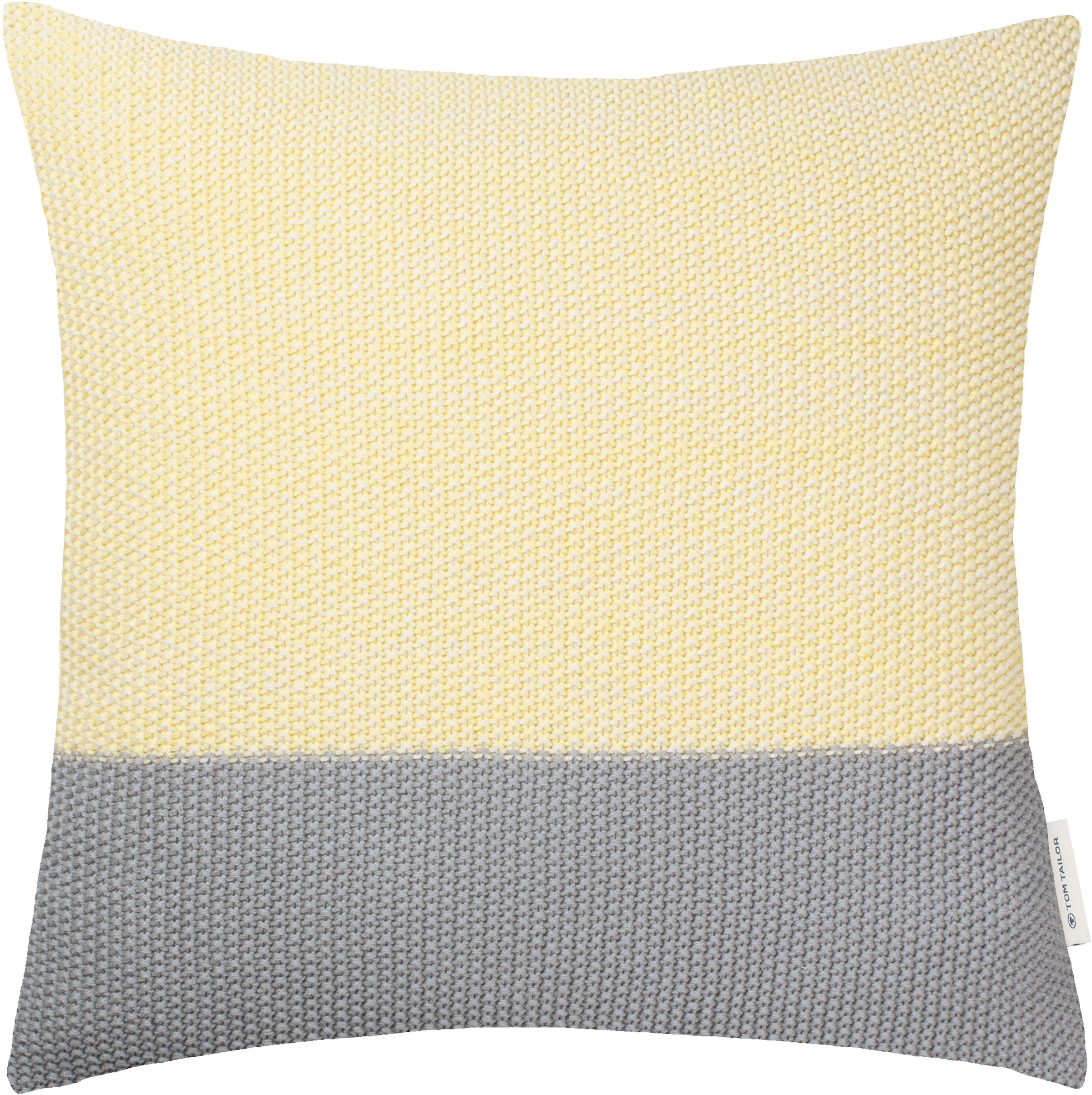 Kissenhülle "Knitted Block" aus weicher Strickqualität günstig online kaufen
