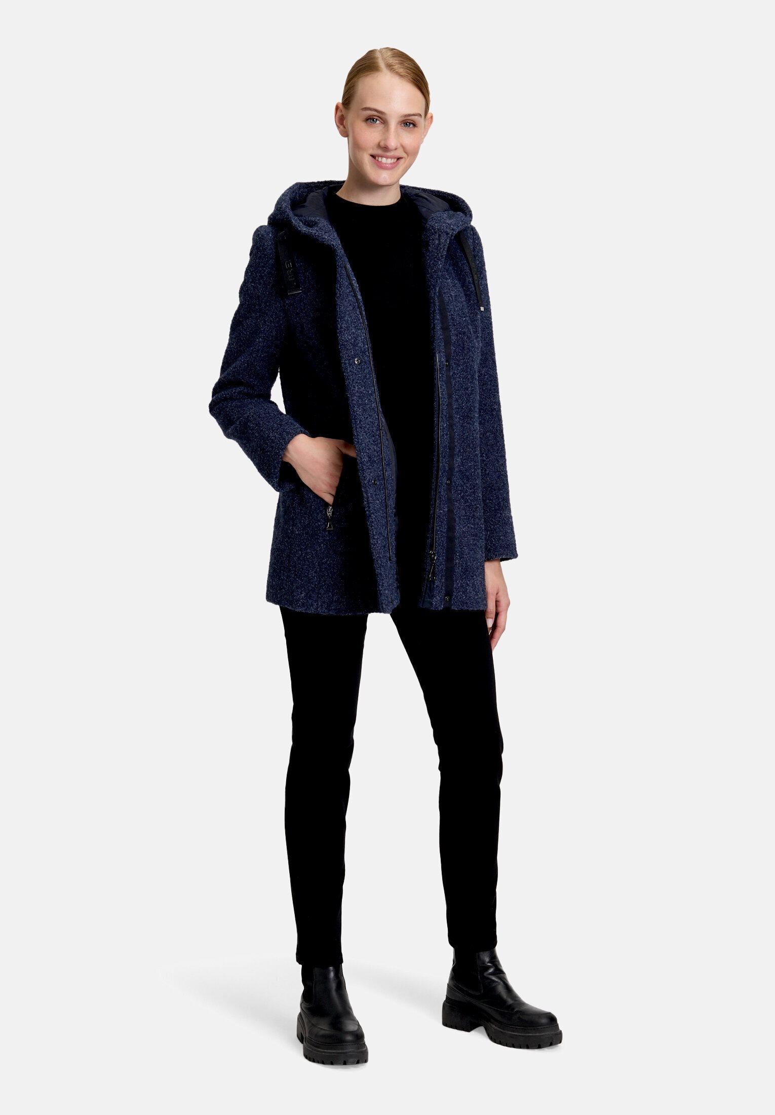 Gil Bret Wolljacke »Damen mit Kapuze« mit Kapuze