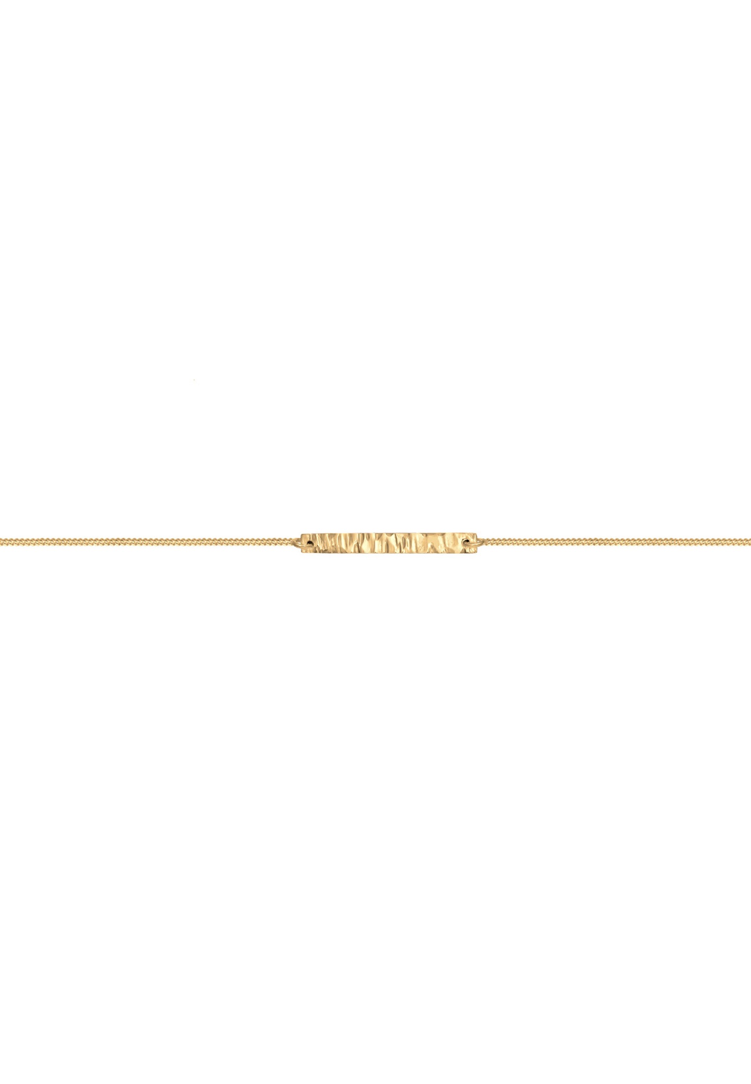 Elli Collier »Choker Platte Gehämmert 925er Silber«