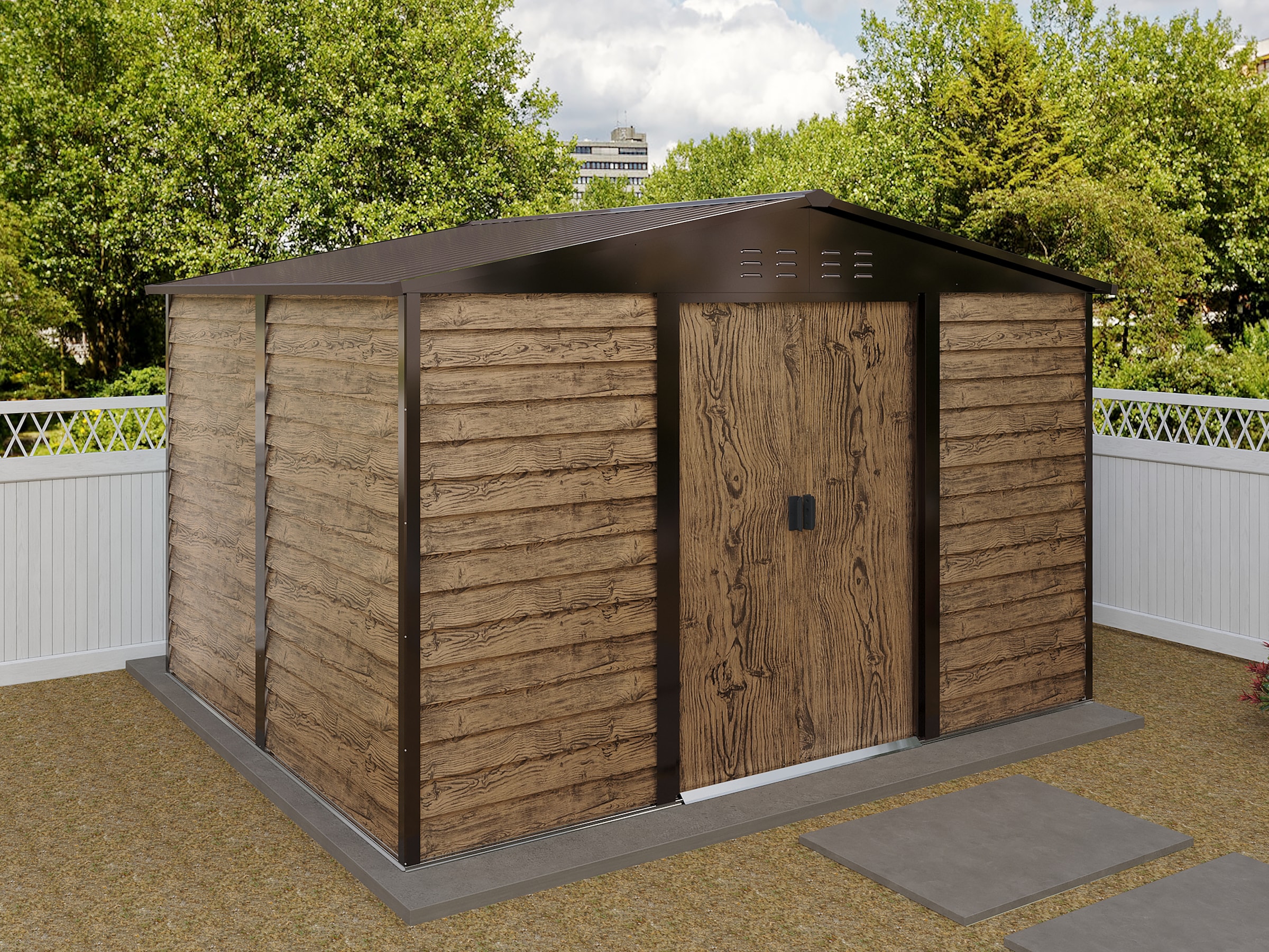 KONIFERA Gerätehaus »Metall«