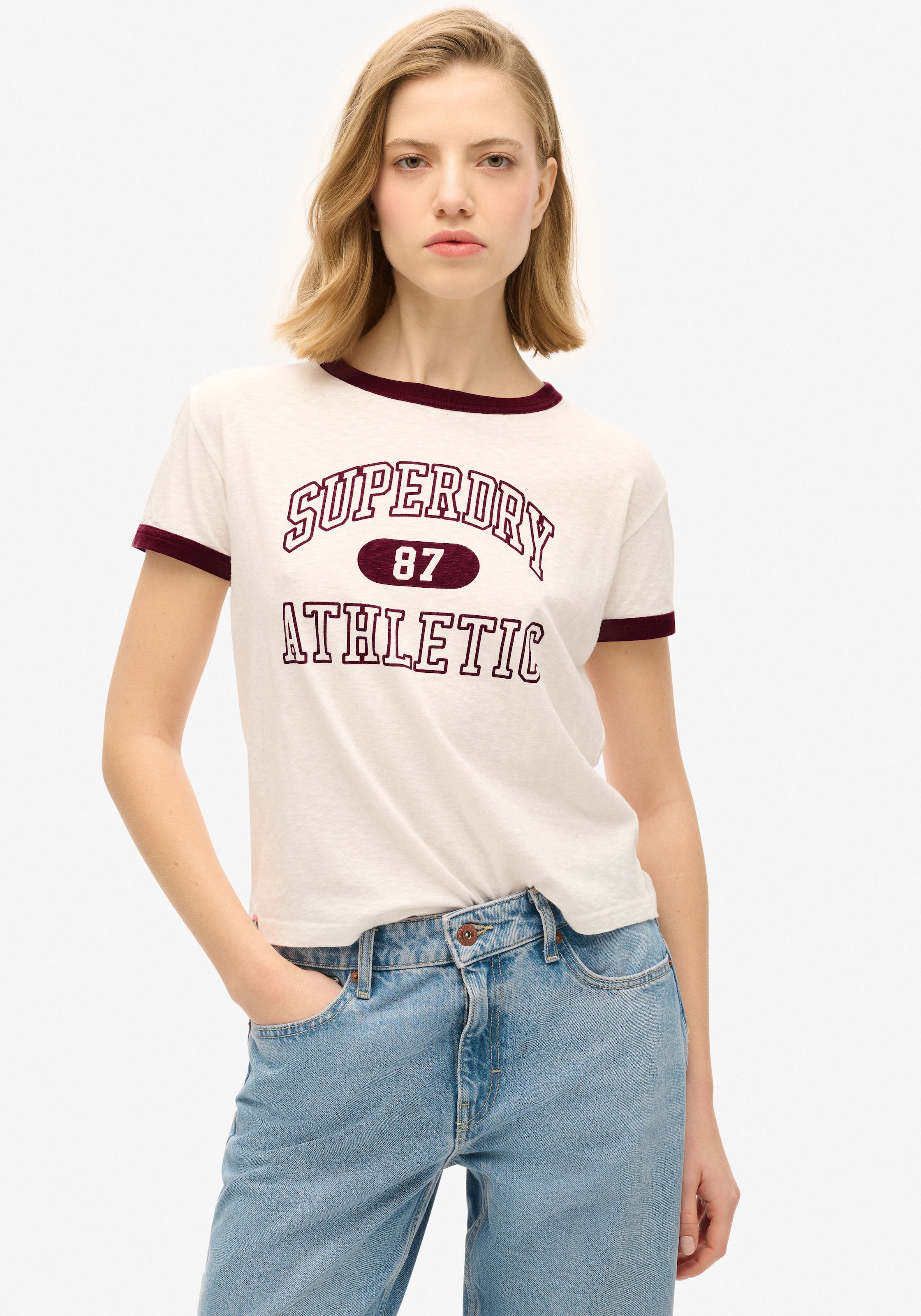 Superdry Palaidinė »ATHLETIC RINGER FITTED TSHI...
