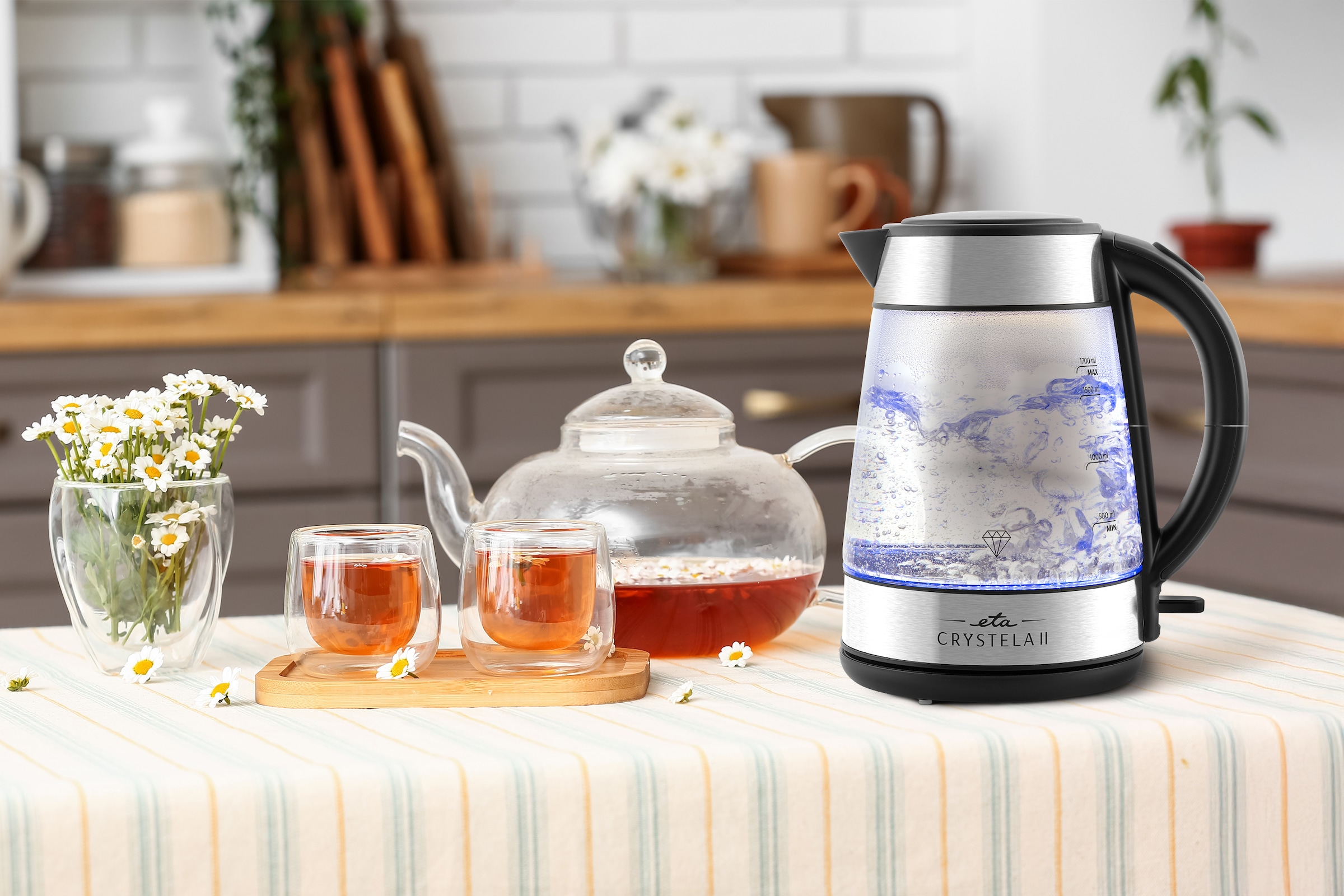 eta Wasserkocher »Crystela II« 1,7 l 2200 W