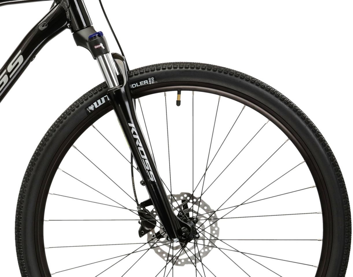 Kross Crossrad »Crossrad Damen 28" Evado 7.0 schwarz 20 Gänge« 20 Gang Shimano CUES U6020 Schaltwerk Kettenschaltung