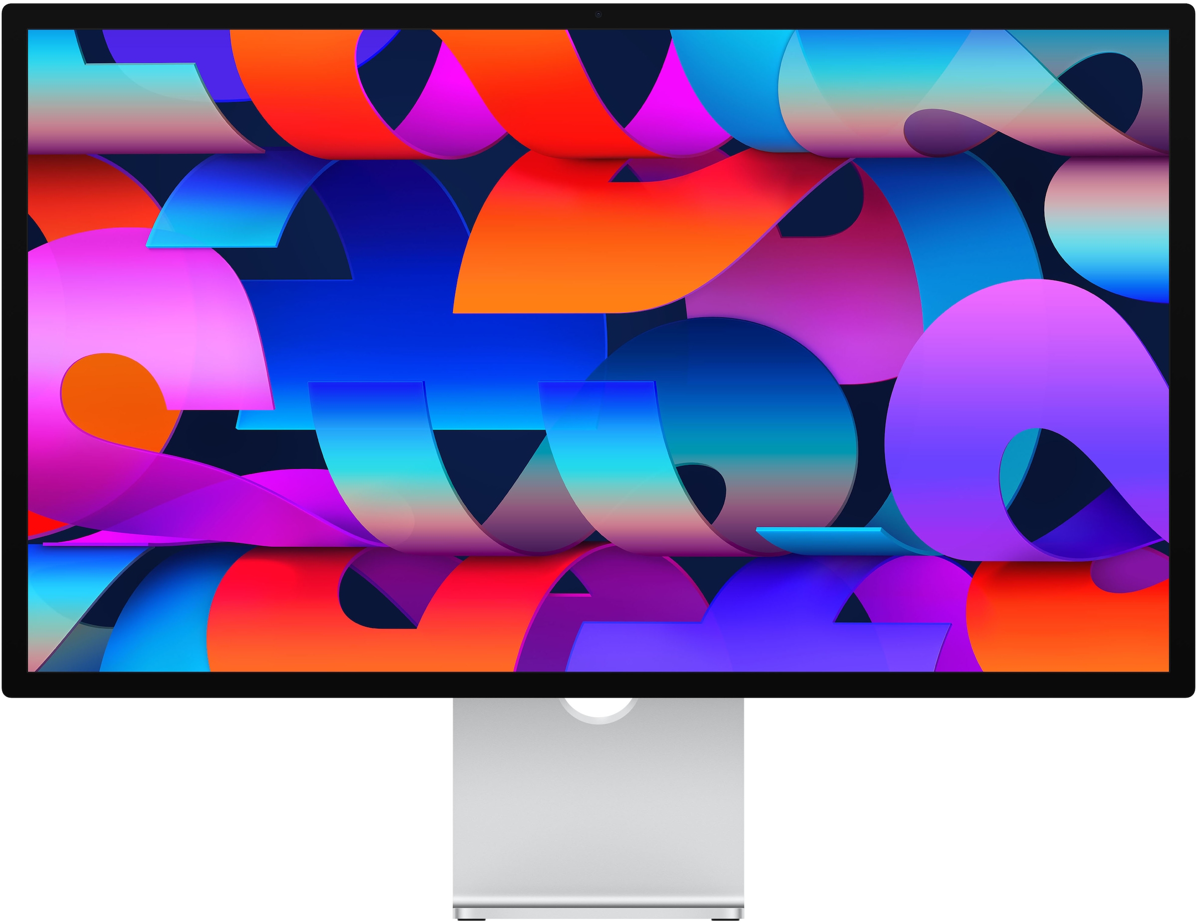 APPLE LED-Monitor "Studio Display", B:62,3cm H:36,2cmsilber, Monitore, Standard Glas - neigungsverstellbarer Fuß