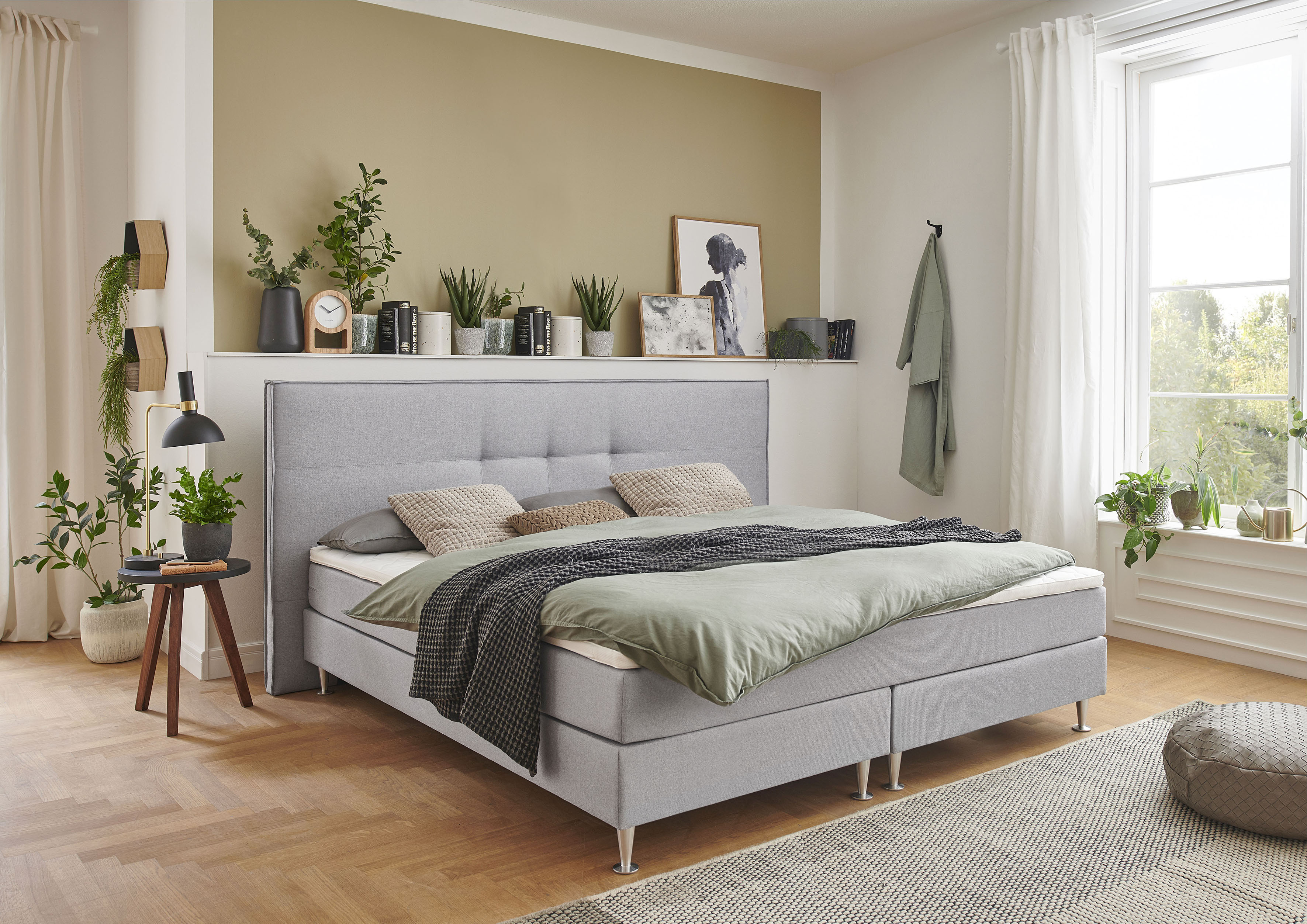 ATLANTIC home collection "Barnett" mit Taschenfederkern-Matratze und Topper